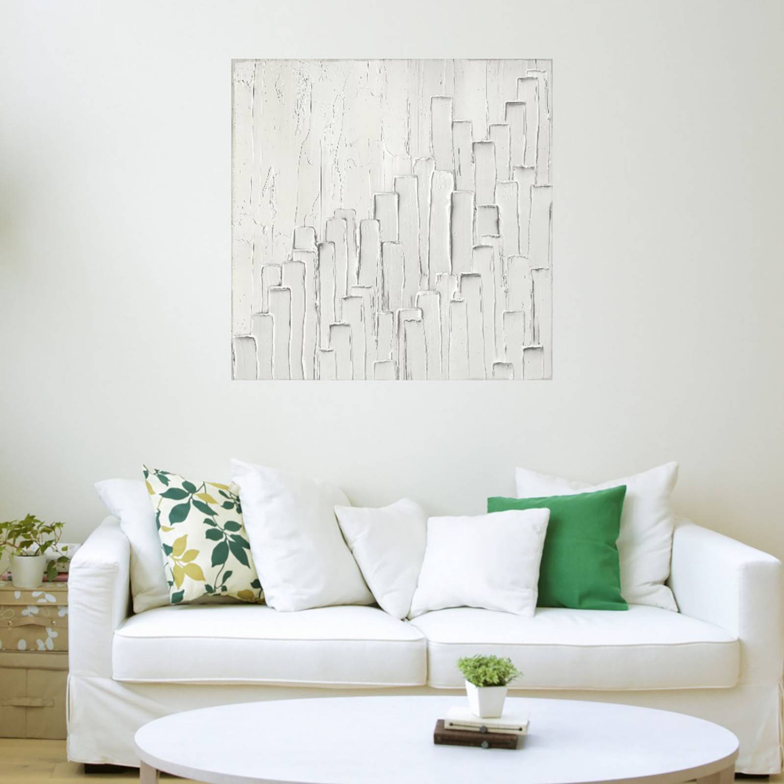 Cuadro Decorativo | Escalera gris | Paul Duncan | 82X82 Cm | Arte Abstracto | Impresión en Lienzo | Fine Art TJ