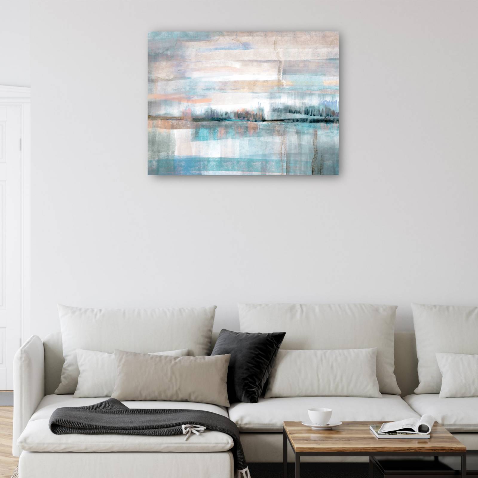 cuadro decorativo Valle pastel