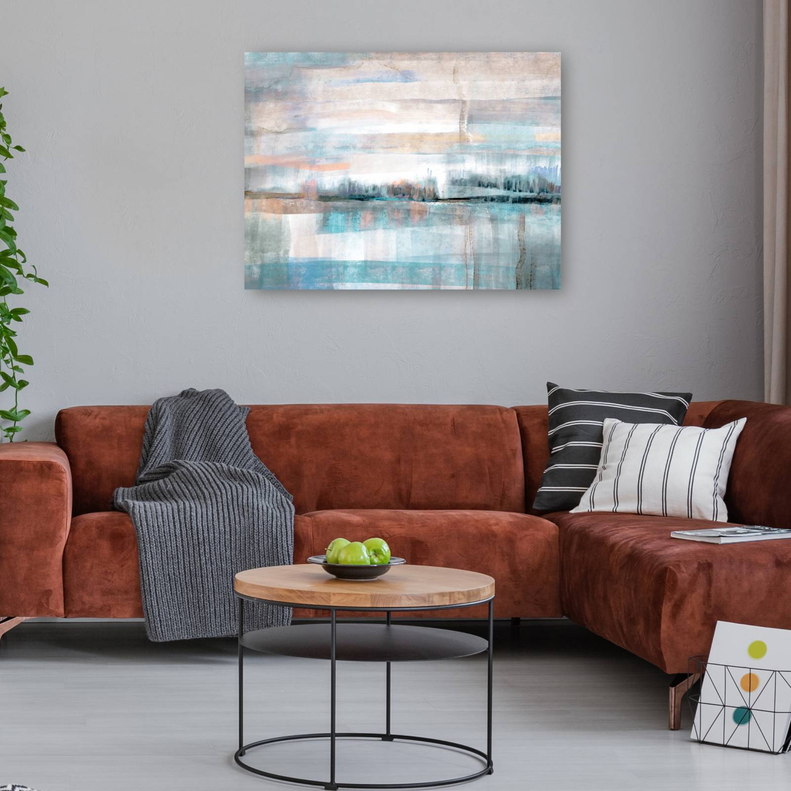 cuadro decorativo Valle pastel