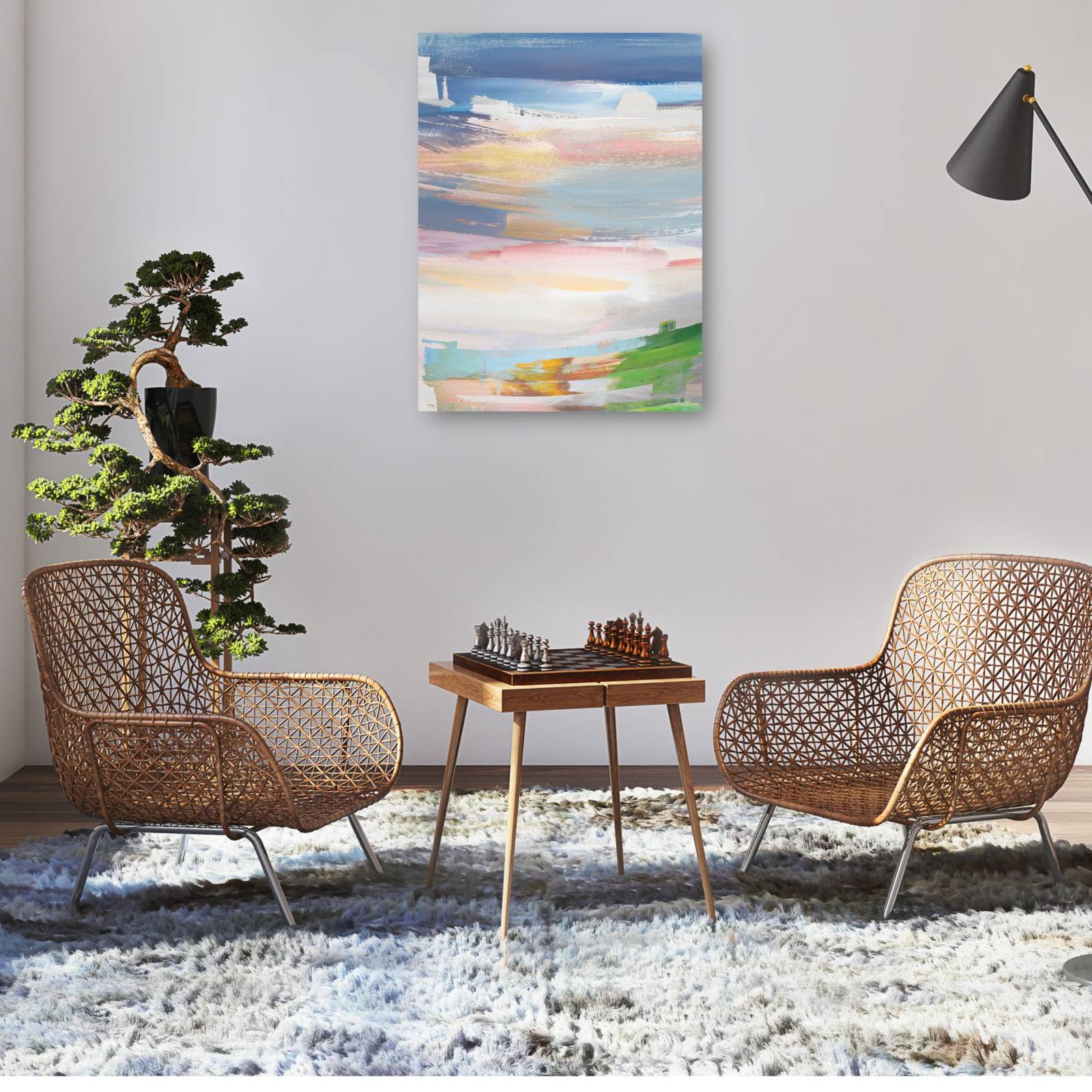 cuadro decorativo  Paisaje onírico