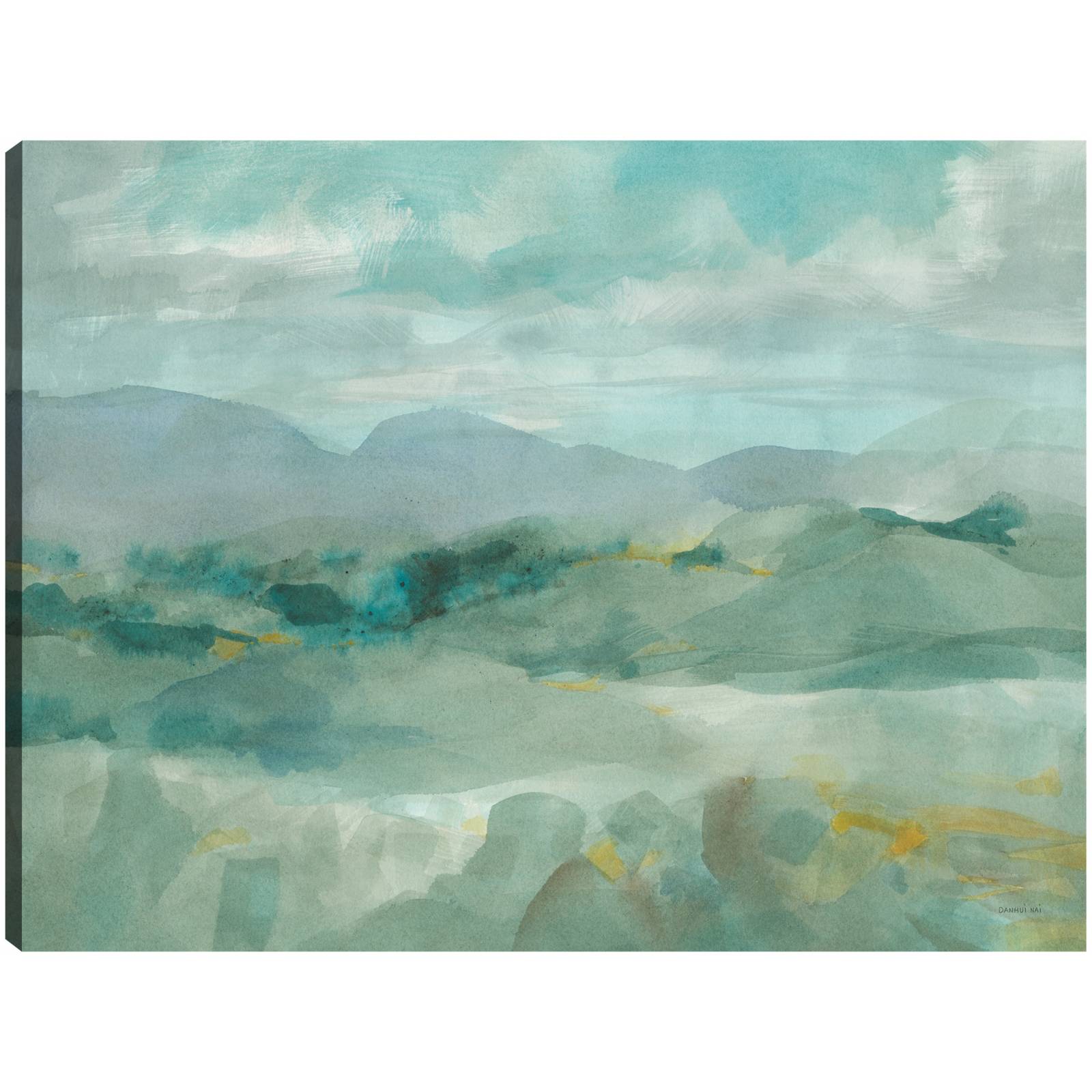 cuadro decorativo  Vista a la montaña verde