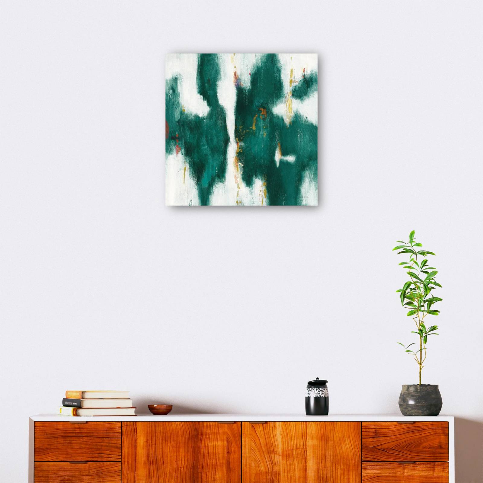 cuadro decorativo  Textura Verde I