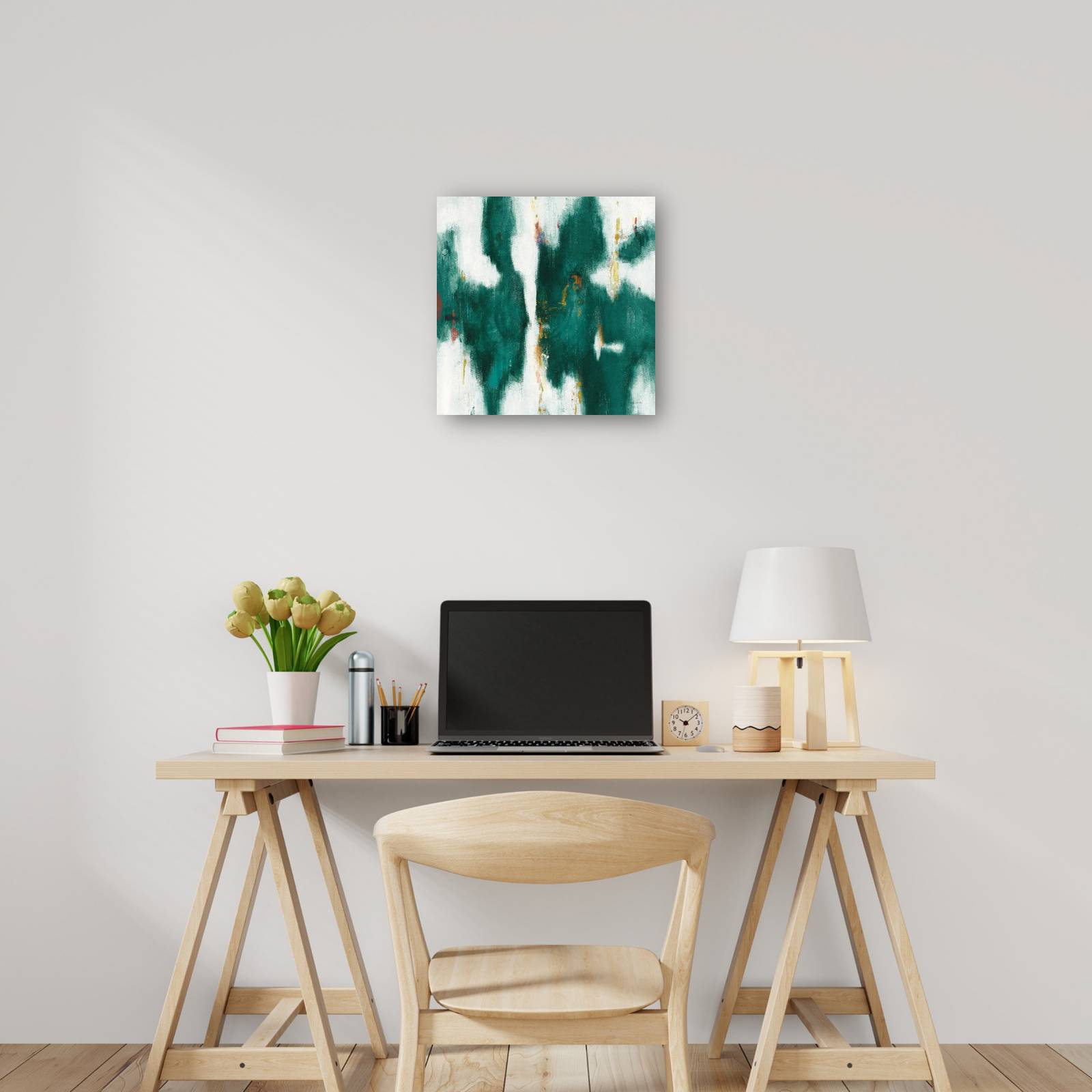 cuadro decorativo  Textura Verde I