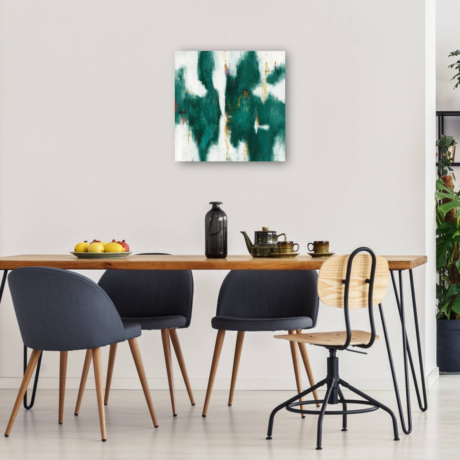 cuadro decorativo  Textura Verde I