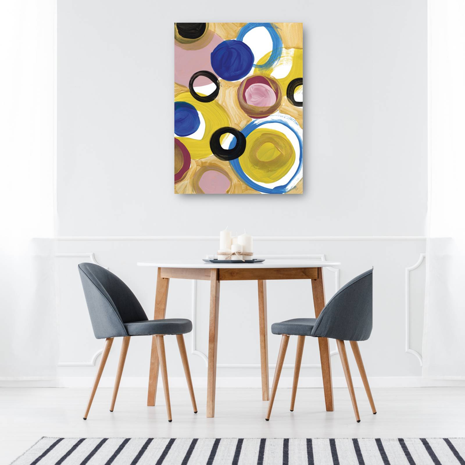 cuadro decorativo  Tiempo y espacio I