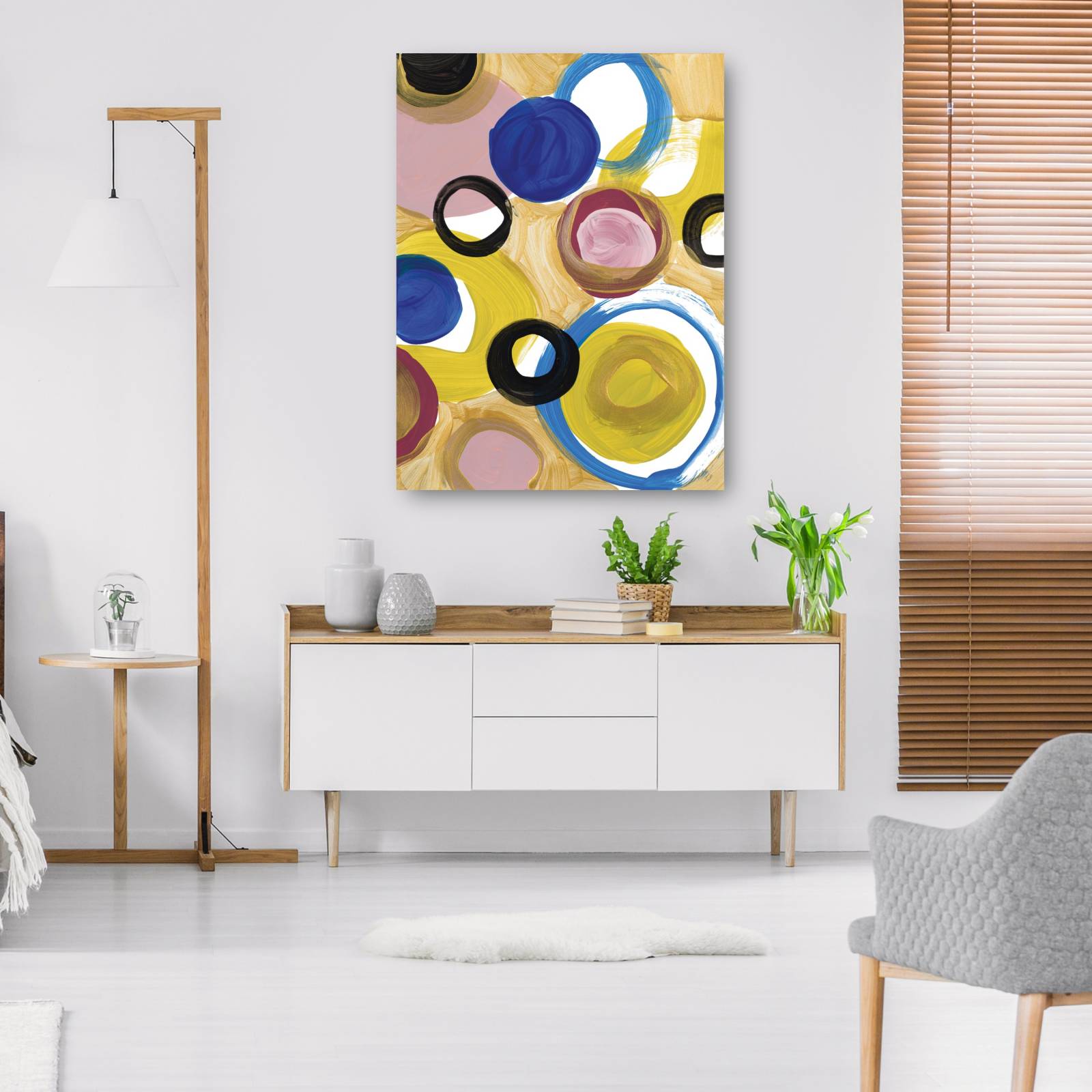 cuadro decorativo  Tiempo y espacio I