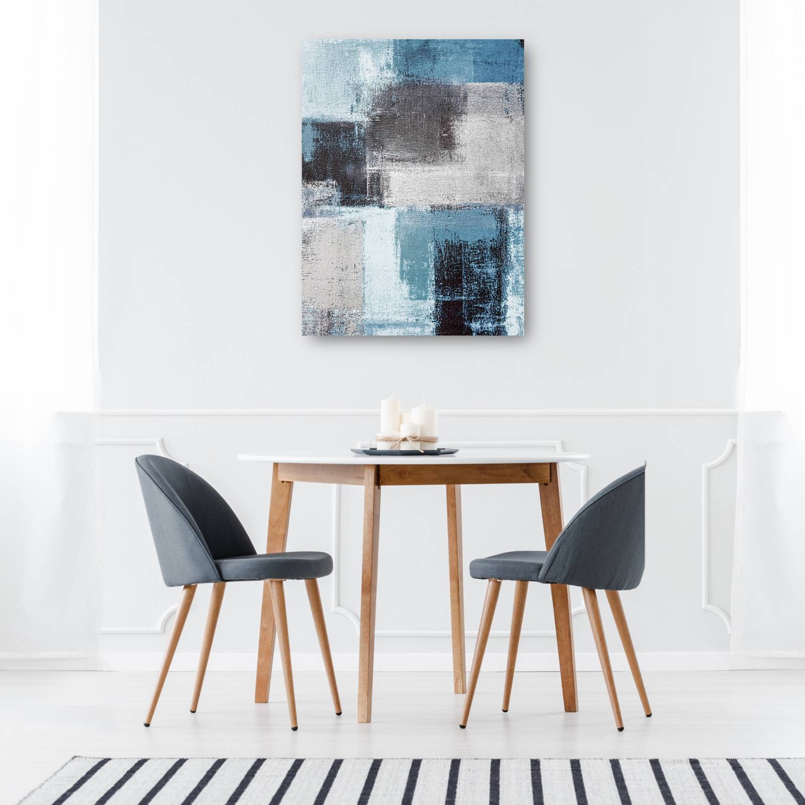 cuadro decorativo Resumen azul III