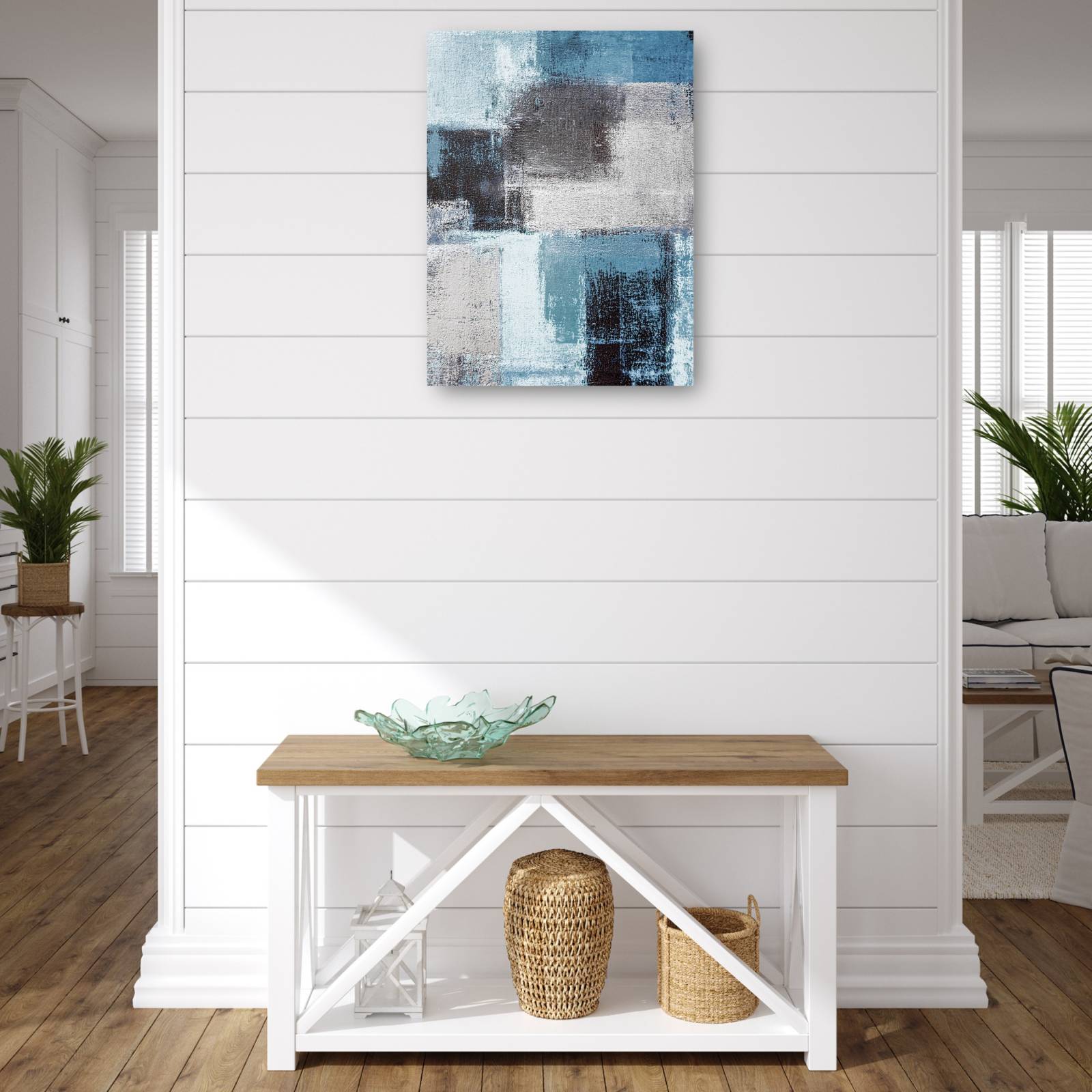 cuadro decorativo Resumen azul III