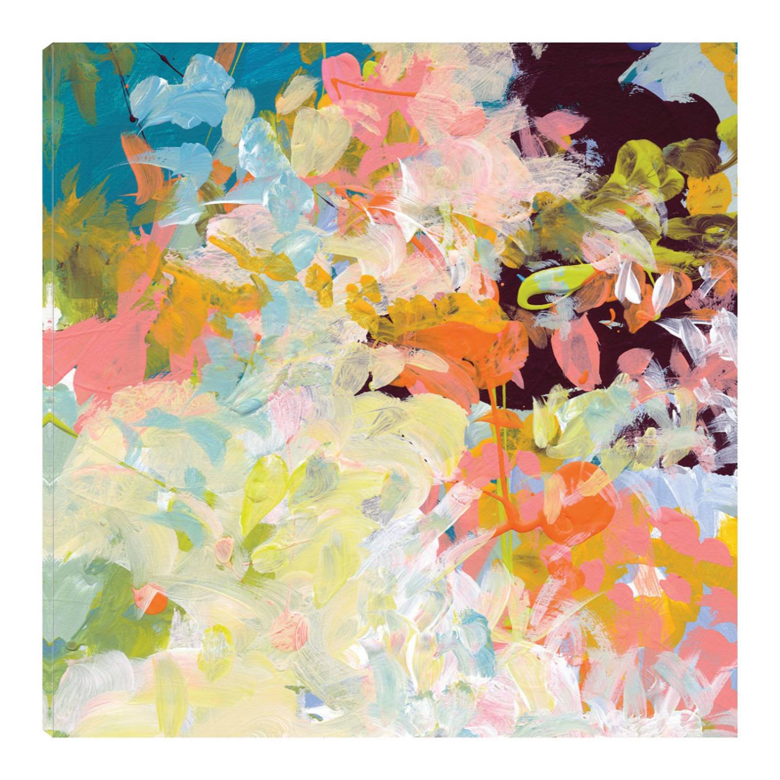 Cuadro Decorativo | Caida Libre Lunar 1 | Jan Weiss | 56X56 Cm | Arte Abstracto | Impresión en Lienzo | Fine Art TJ