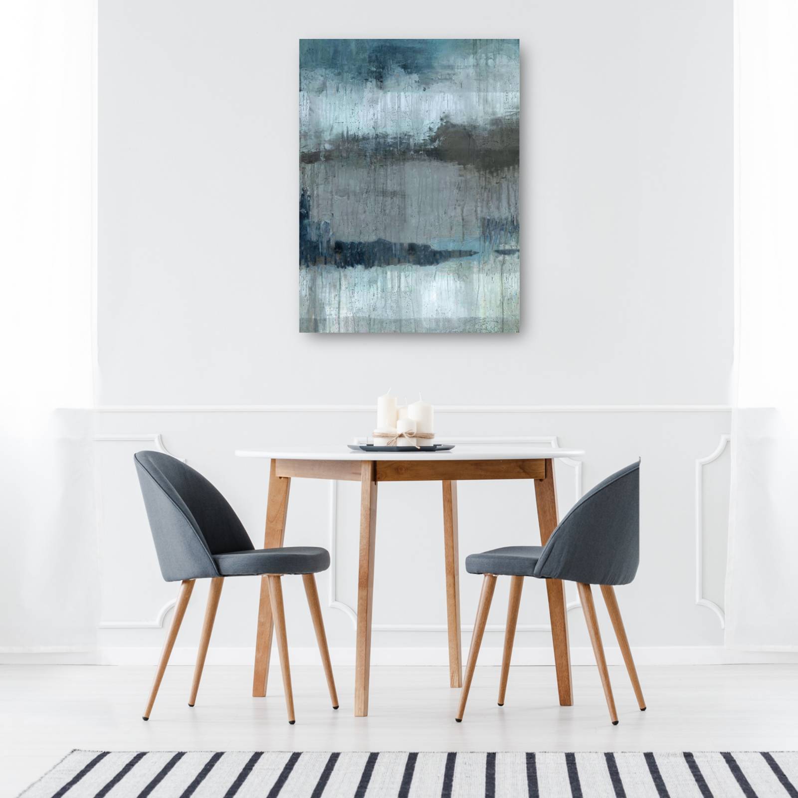 cuadro decorativo Estudiar en azul