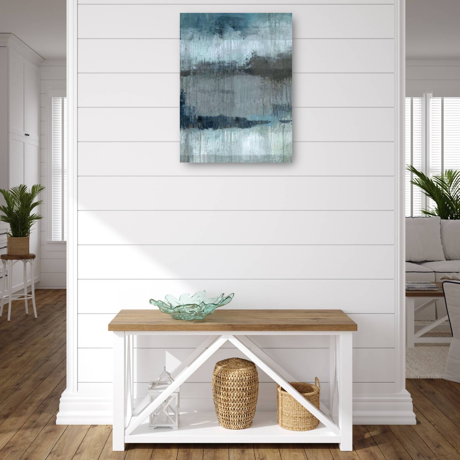 cuadro decorativo Estudiar en azul