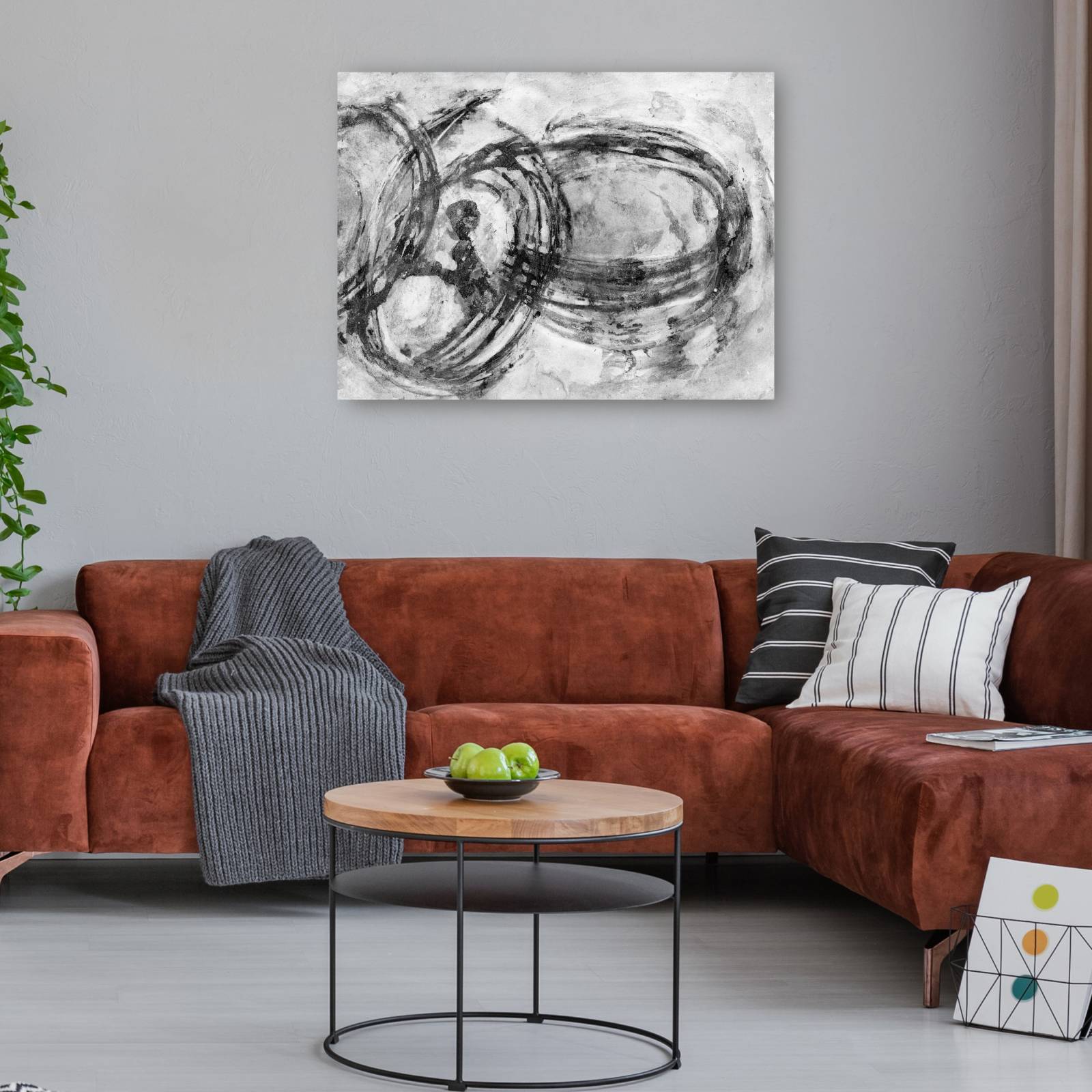 cuadro decorativo Anillos infinitos II