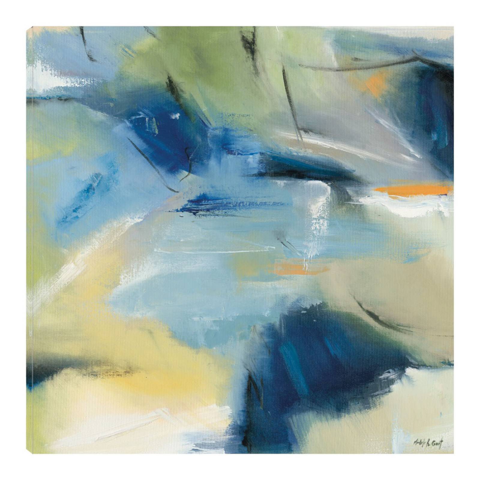 Cuadro Decorativo | Caos azul | Michele Gort | 56X56 Cm | Arte Abstracto | Impresión en Lienzo | Fine Art TJ