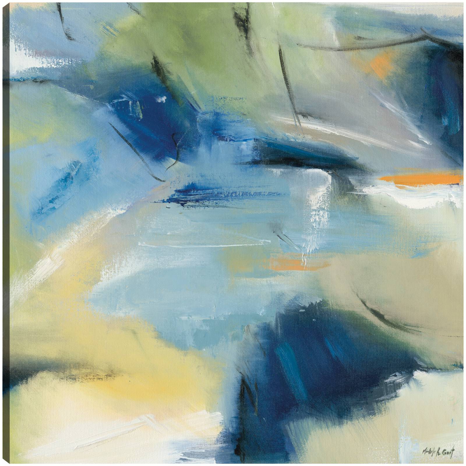 cuadro decorativo - caos azul