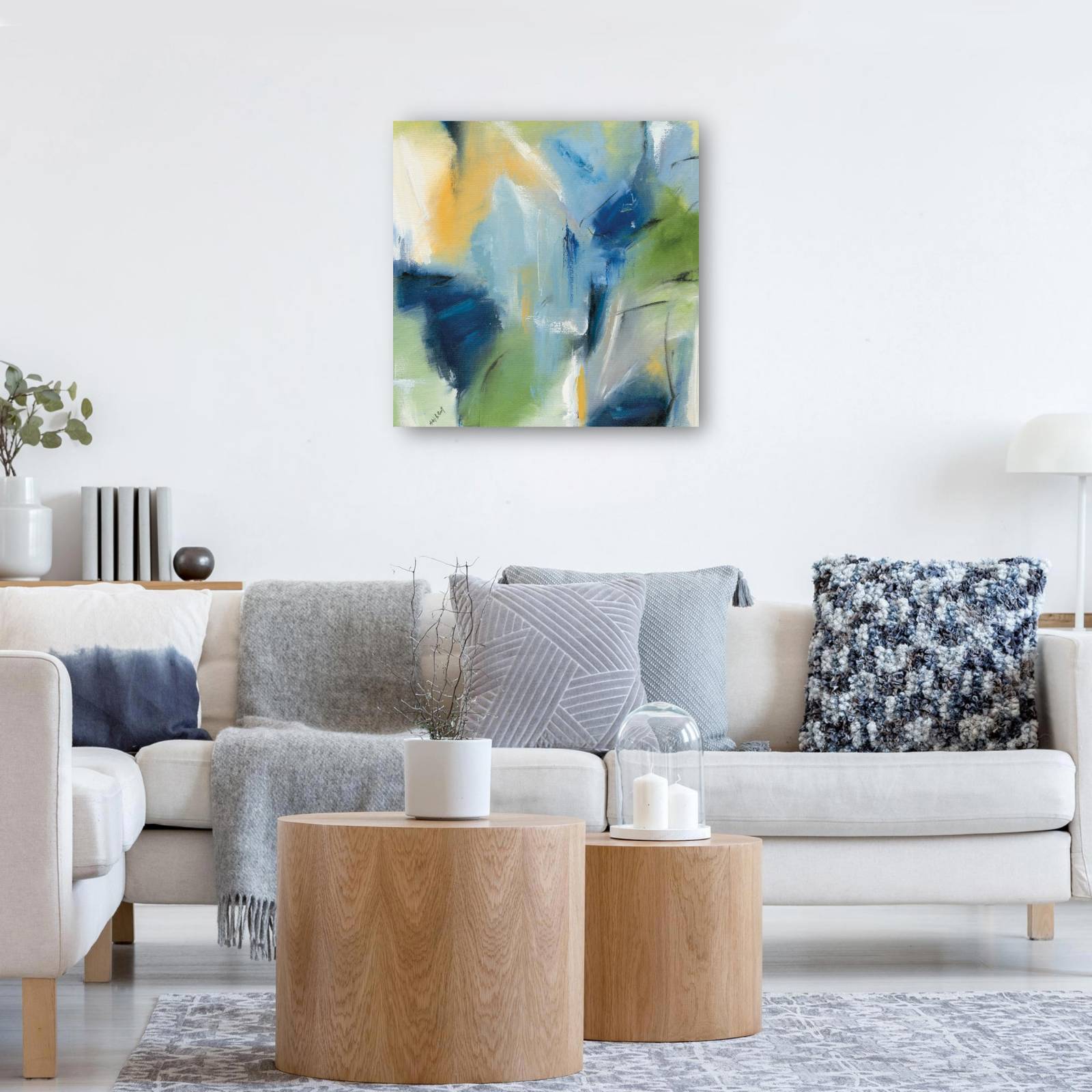 cuadro decorativo - Sentirse azul yo