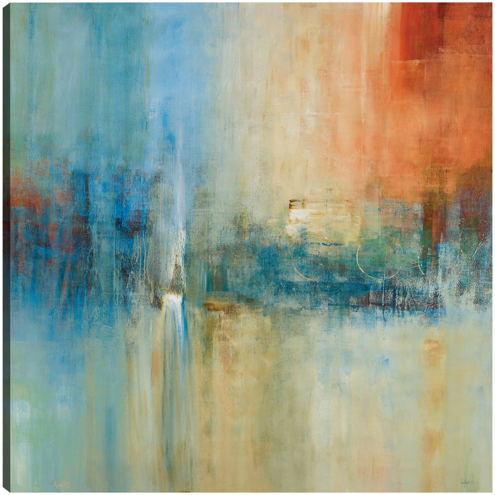 cuadro decorativo - cascada azul