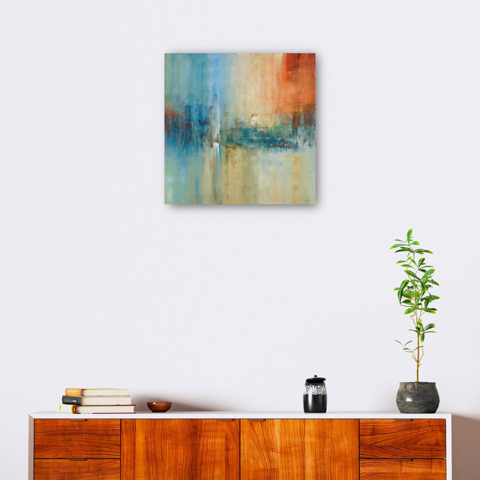 cuadro decorativo - cascada azul