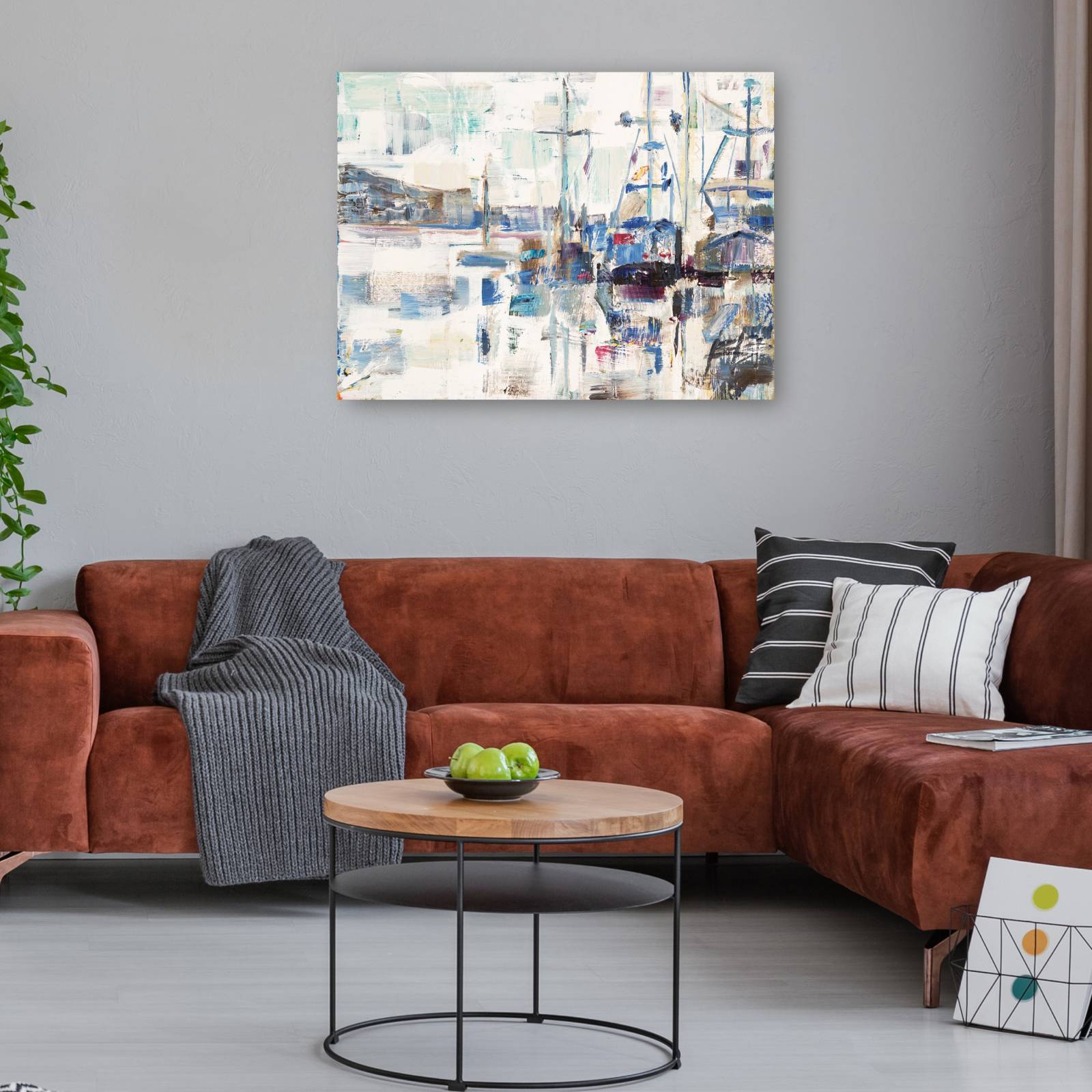 cuadro decorativo - a través de una línea