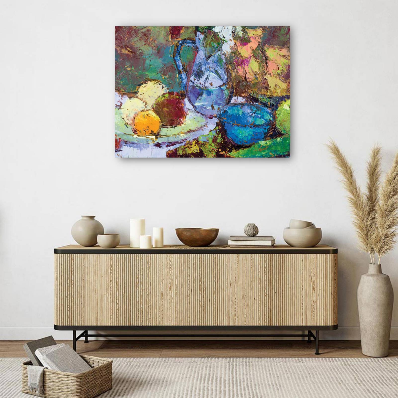 cuadro decorativo - Jarrón Fresco Frutas de Verano