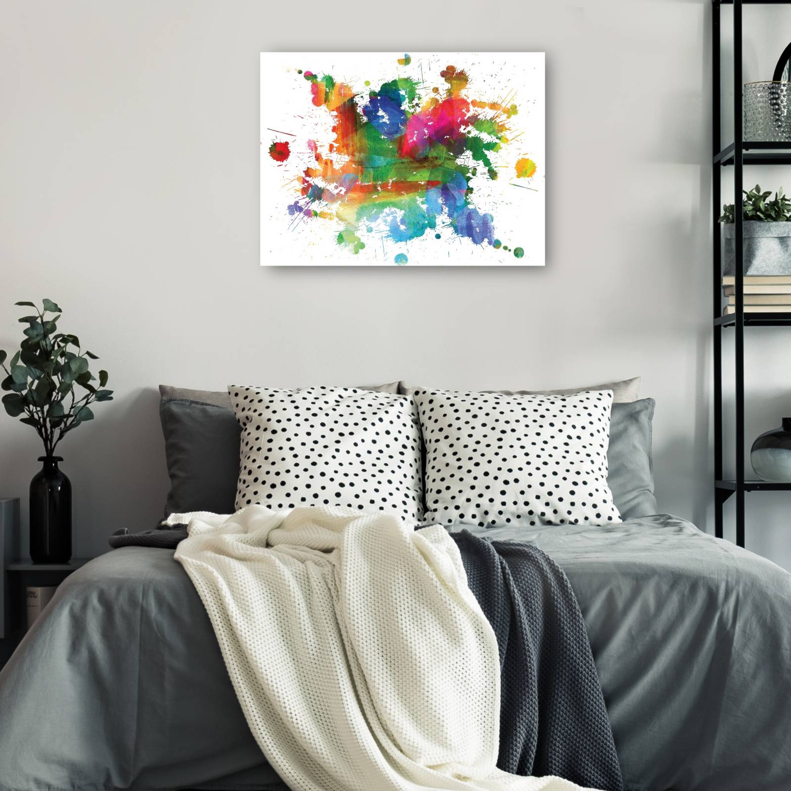 cuadro decorativo - Arco iris en el charco