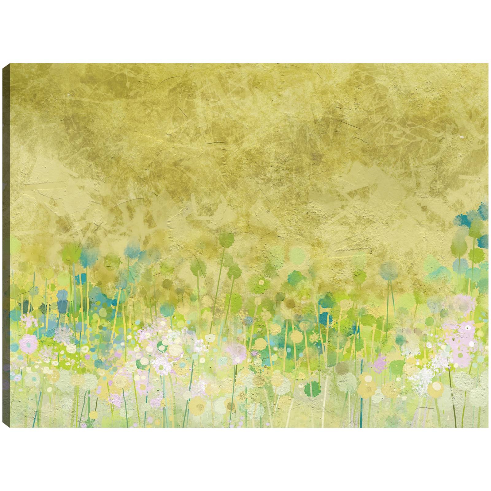 cuadro decorativo - Abstracción de campo de flores suaves