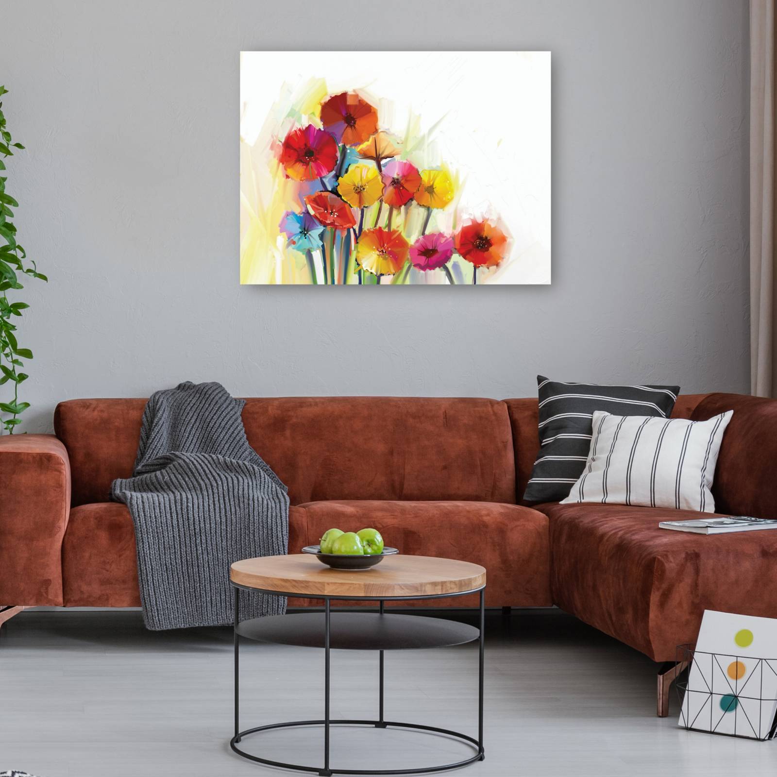 cuadro decorativo - Prisma Juguetón de Gerberas