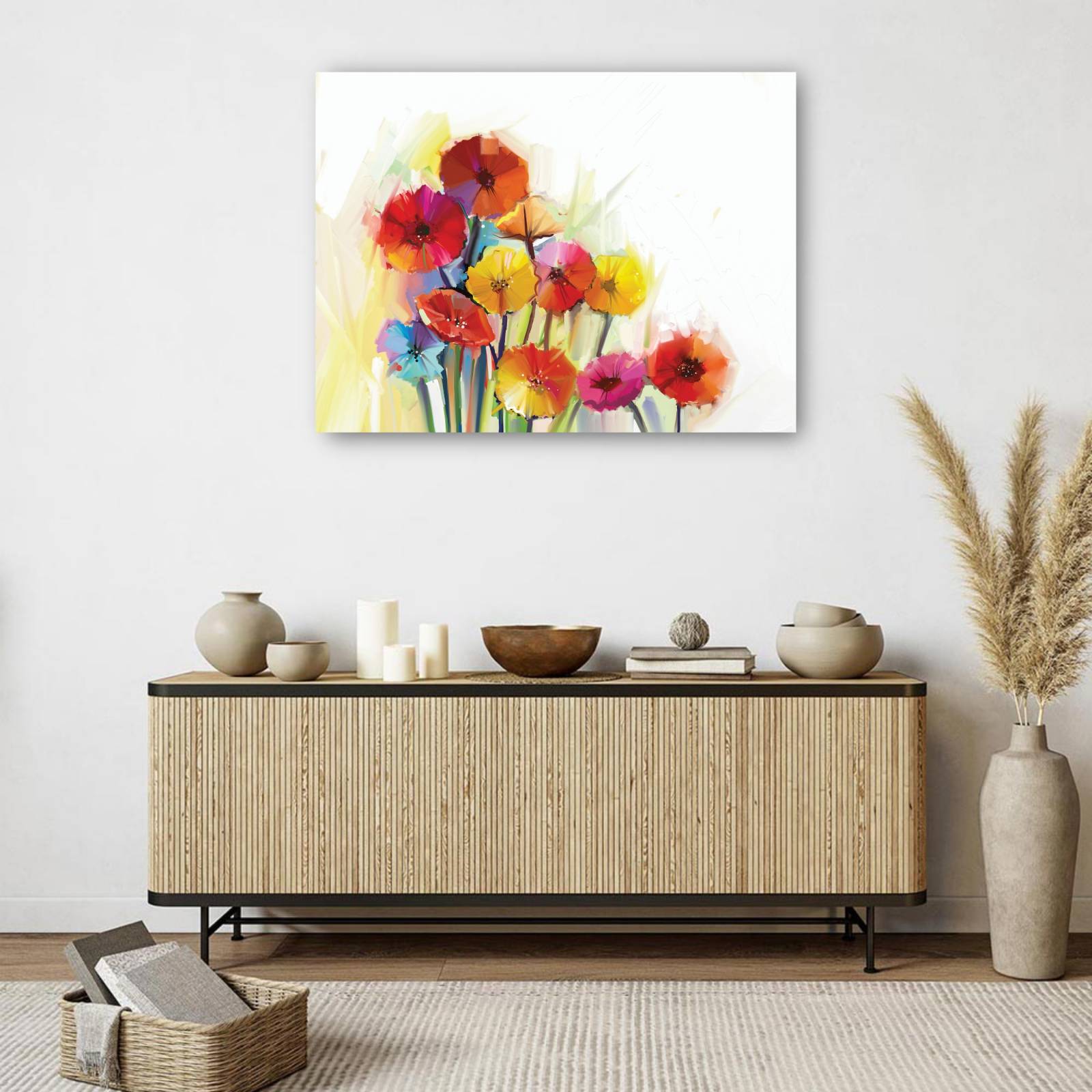 cuadro decorativo - Prisma Juguetón de Gerberas