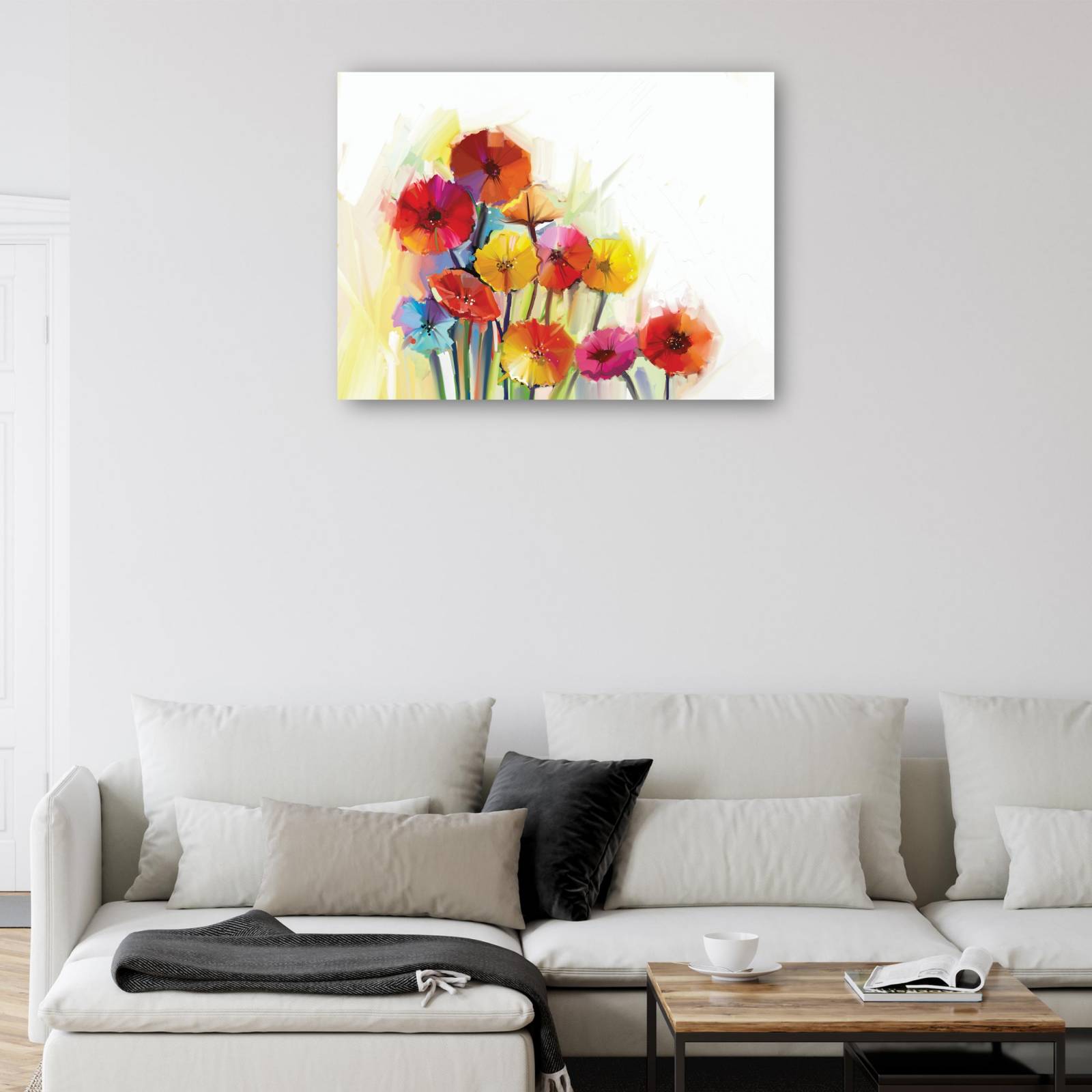 cuadro decorativo - Prisma Juguetón de Gerberas