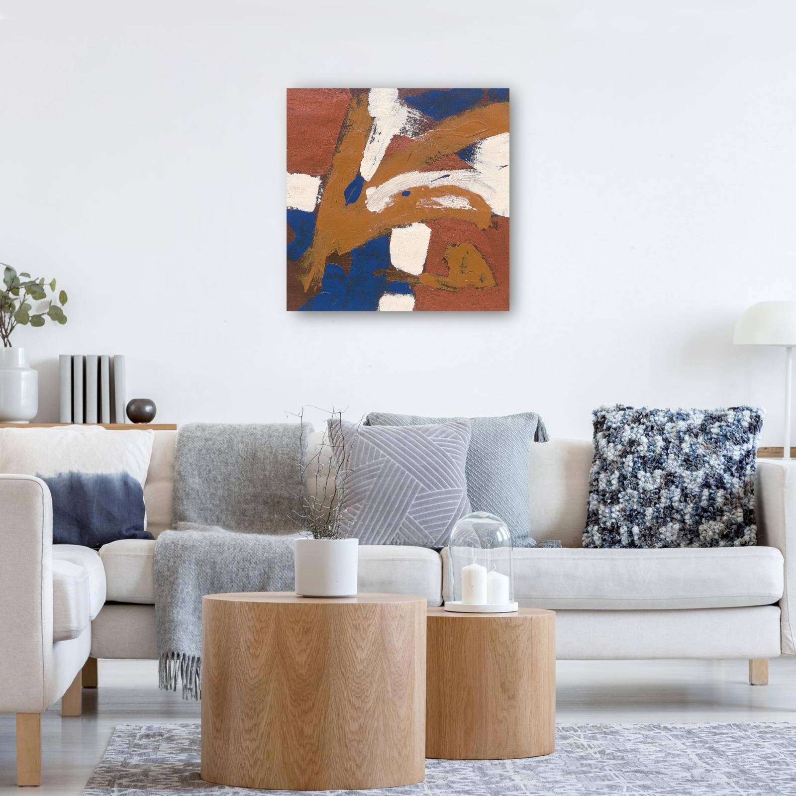 cuadro decorativo - Tipo de azul