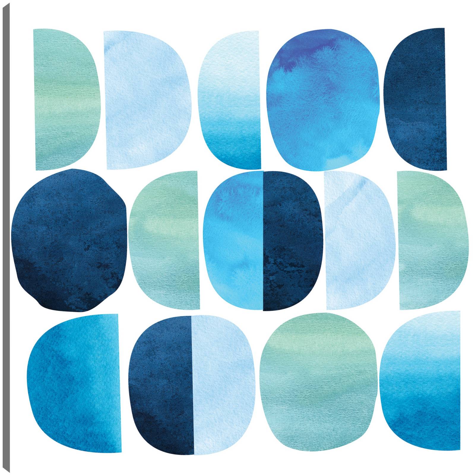 cuadro decorativo - Códigos Azul