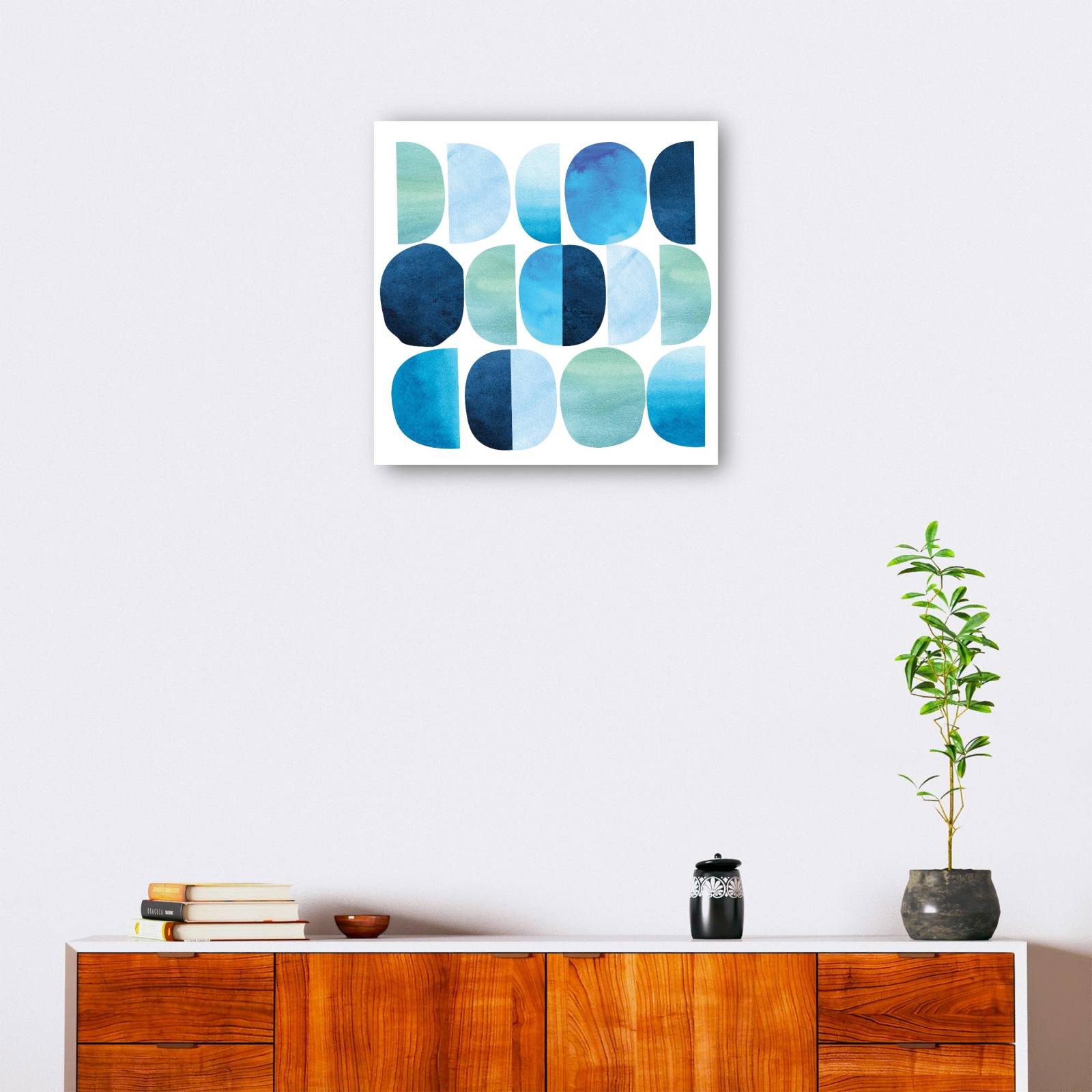 cuadro decorativo - Códigos Azul