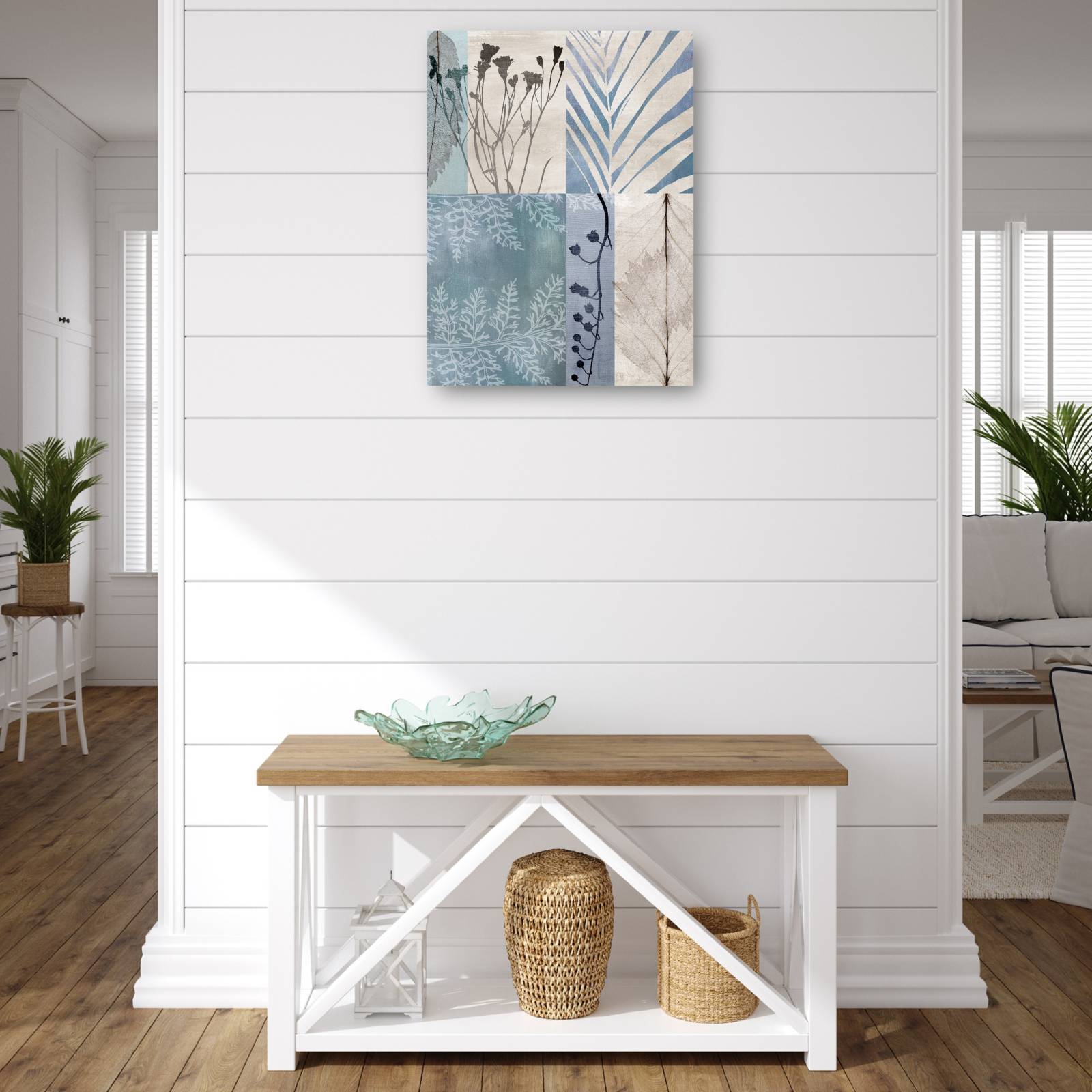 cuadro decorativo - Azul Botánico