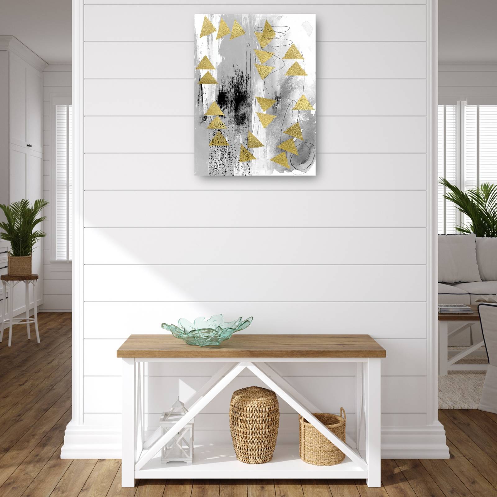 cuadro decorativo - Materia gris