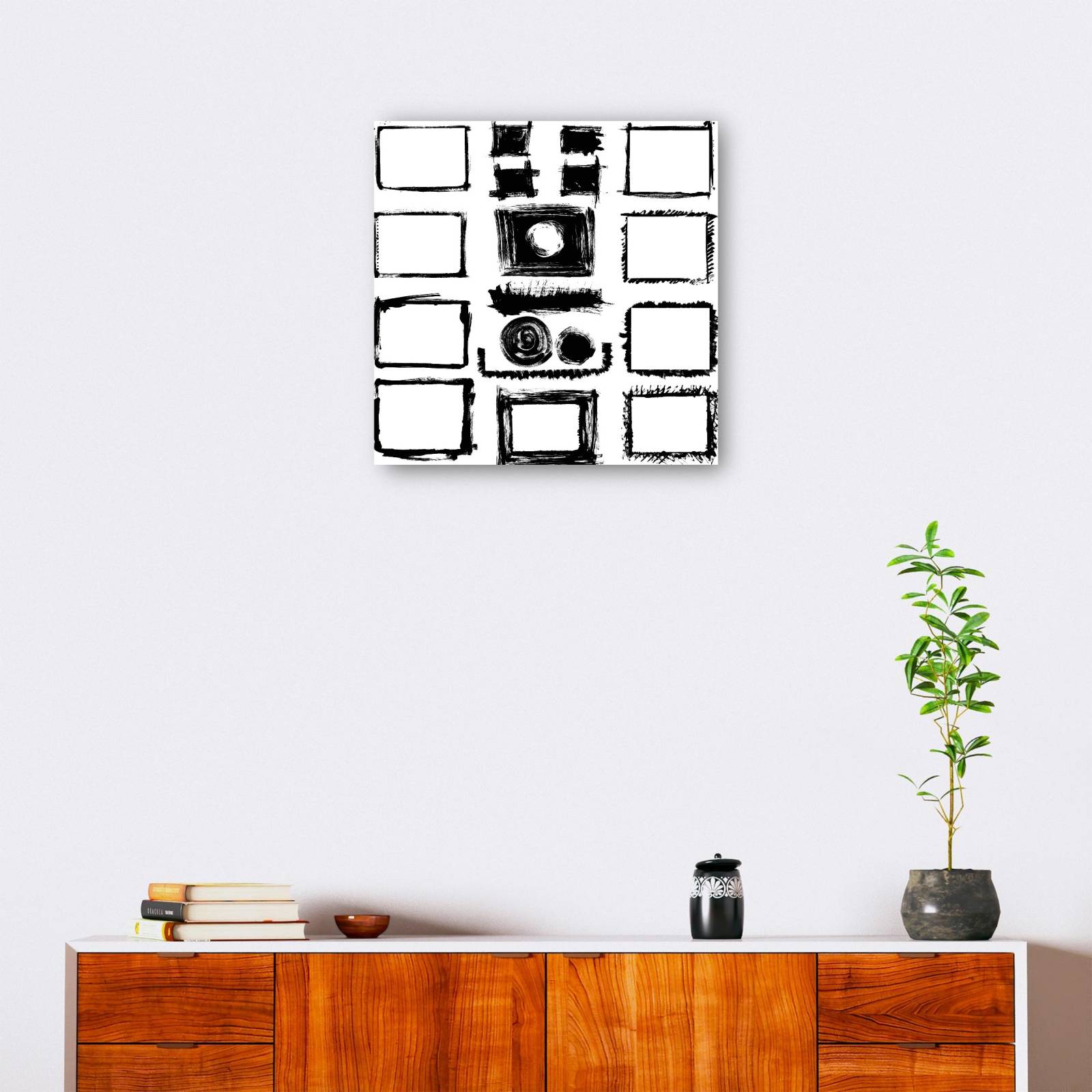 cuadro decorativo - Cuaderno de bocetos enmarcado