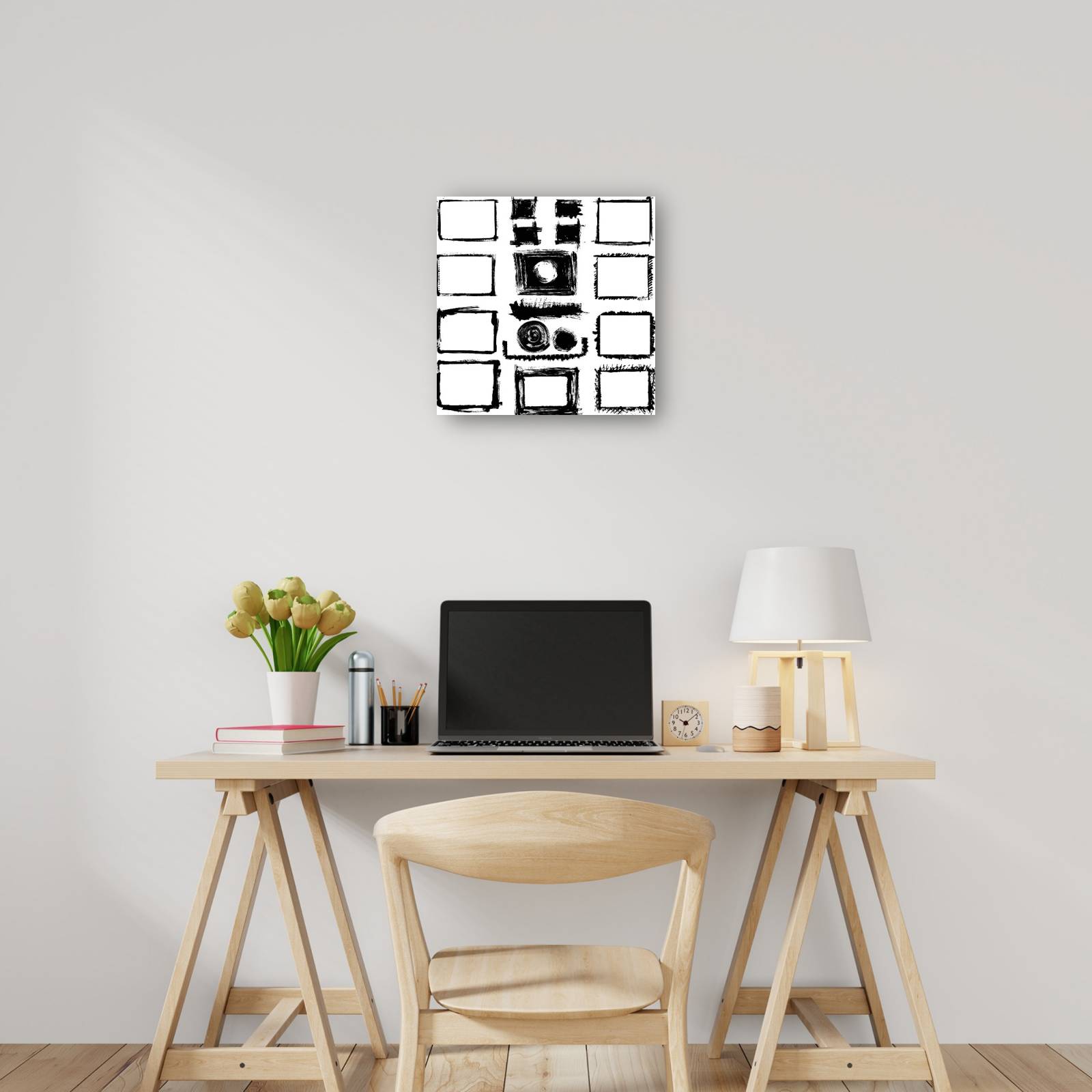 cuadro decorativo - Cuaderno de bocetos enmarcado