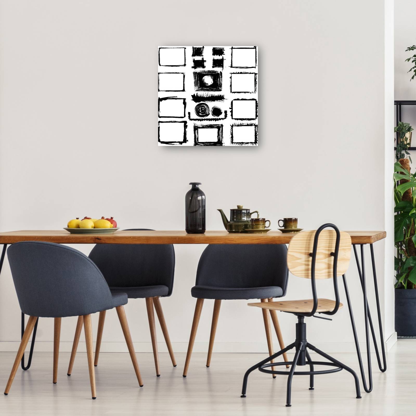 cuadro decorativo - Cuaderno de bocetos enmarcado