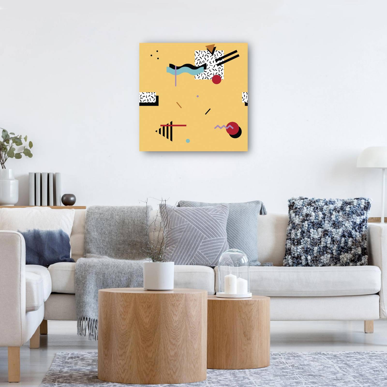 cuadro decorativo - Me encanta el patrón retro de los 80