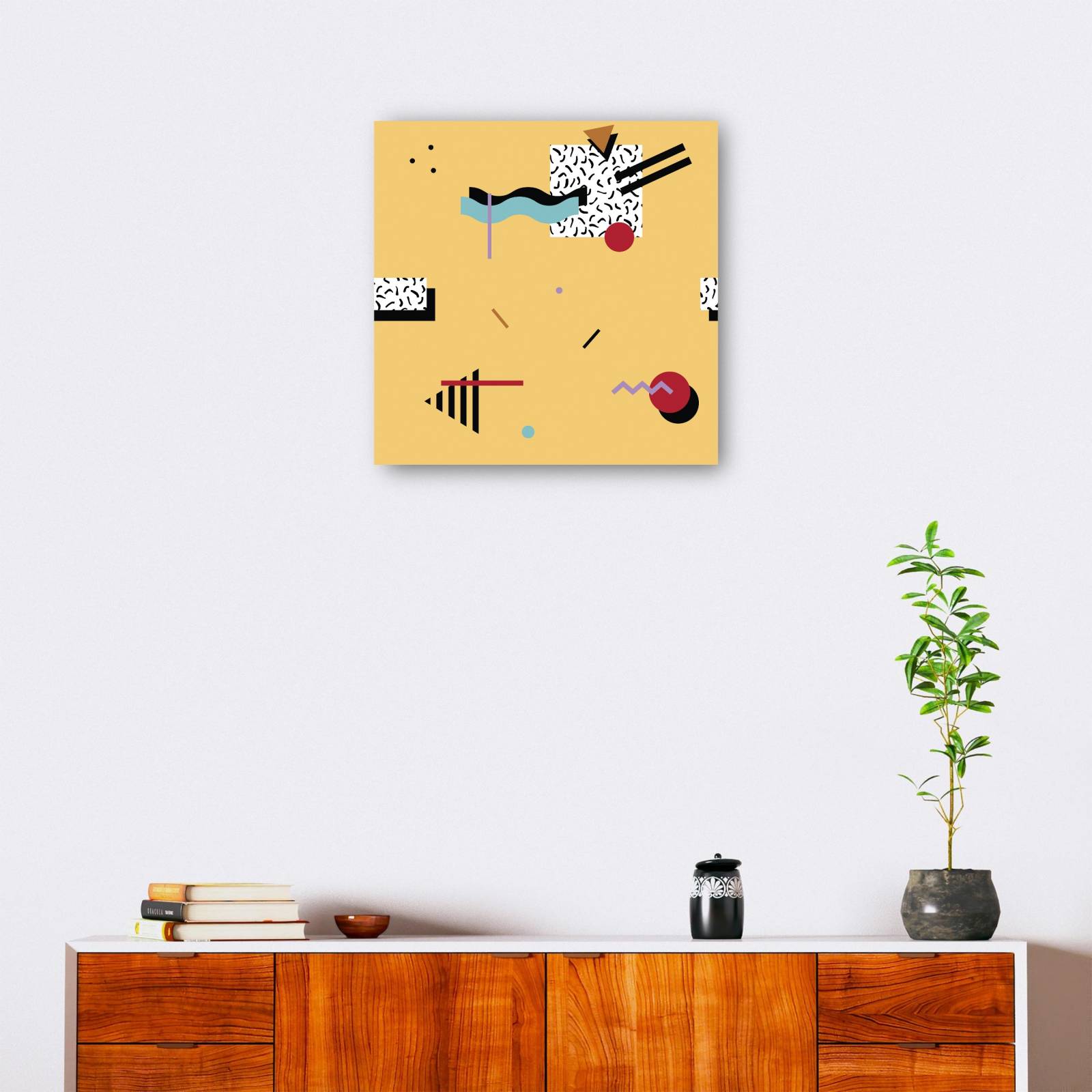 cuadro decorativo - Me encanta el patrón retro de los 80