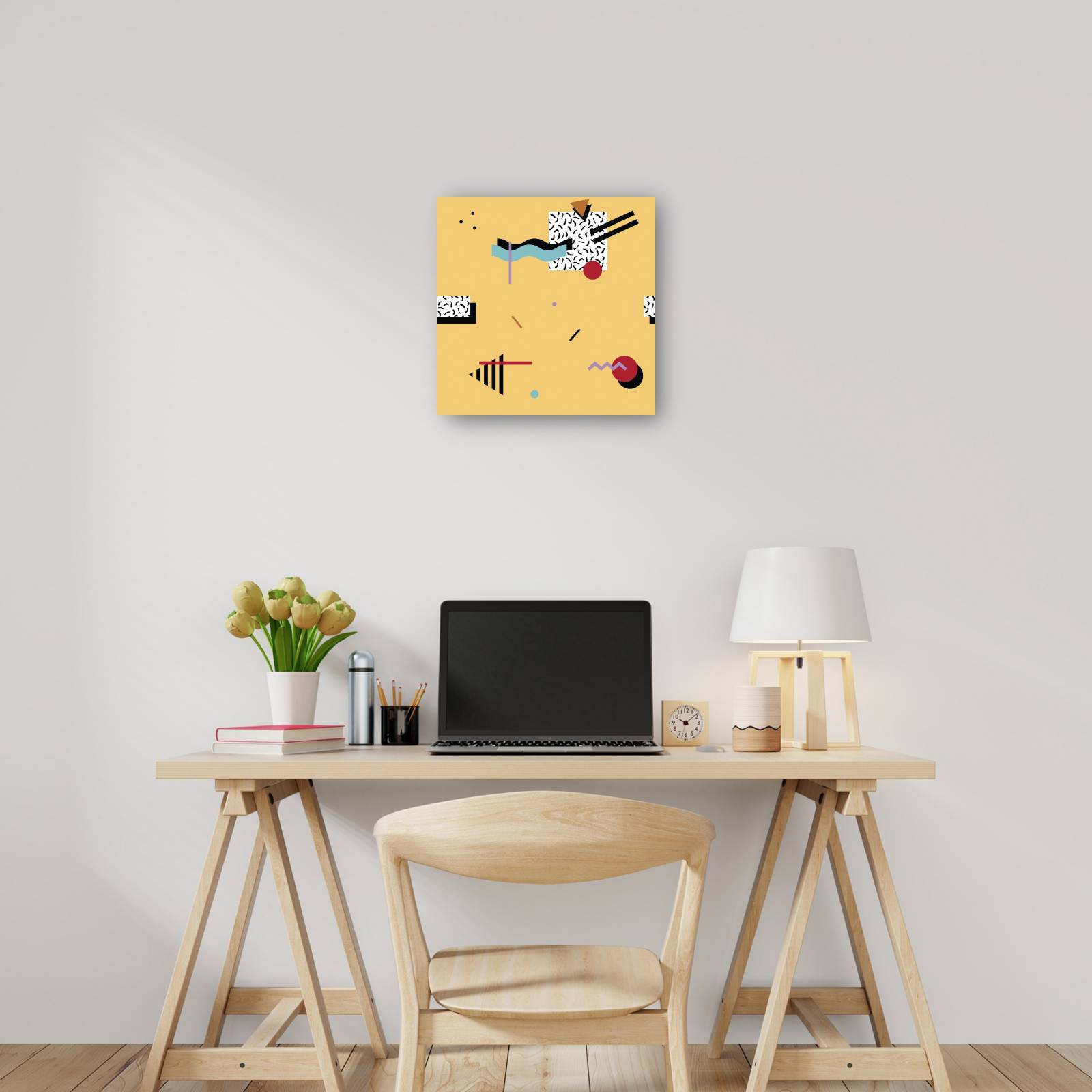 cuadro decorativo - Me encanta el patrón retro de los 80