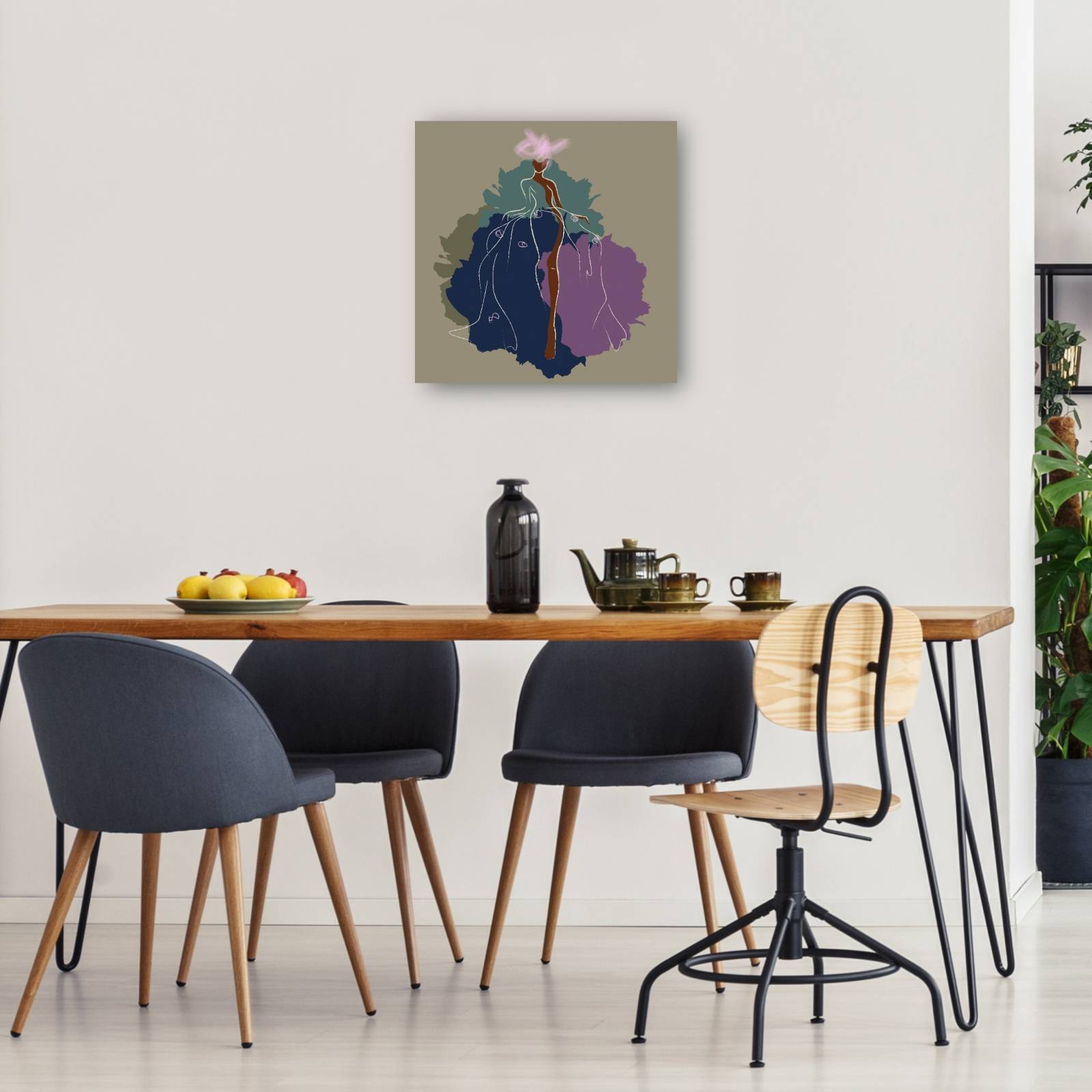 cuadro decorativo - Bosquejo de la semana de la moda de París