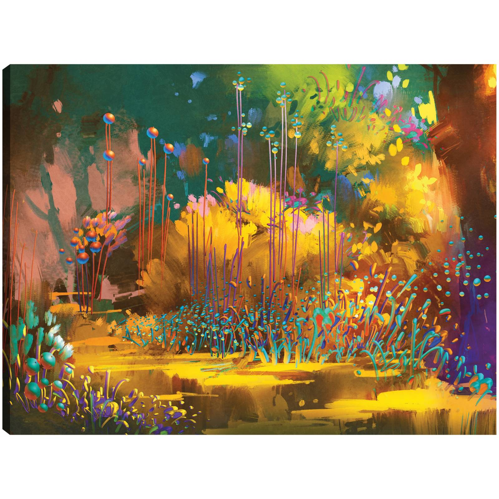 cuadro decorativo - Bosque Camino Fantasía Flora