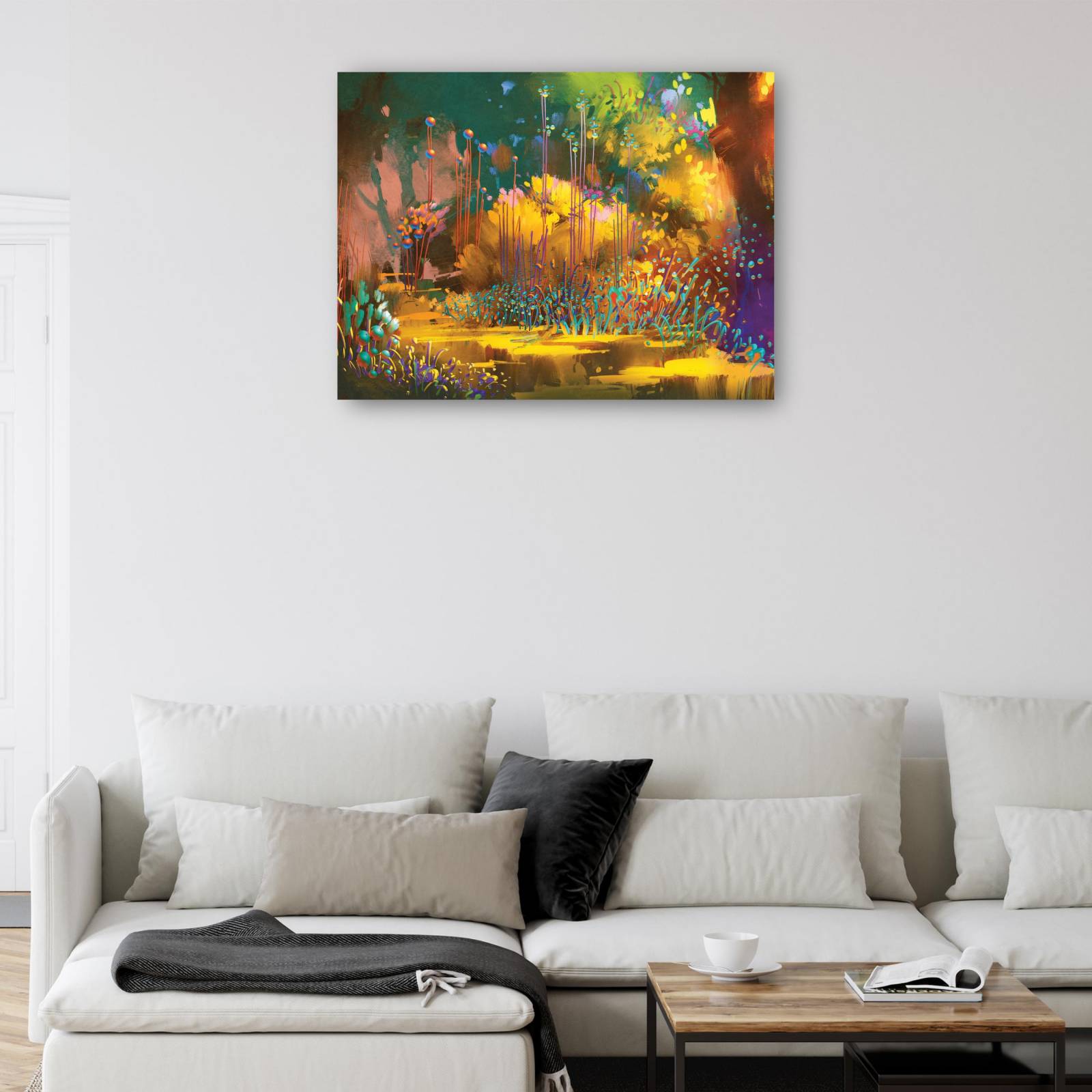 cuadro decorativo - Bosque Camino Fantasía Flora