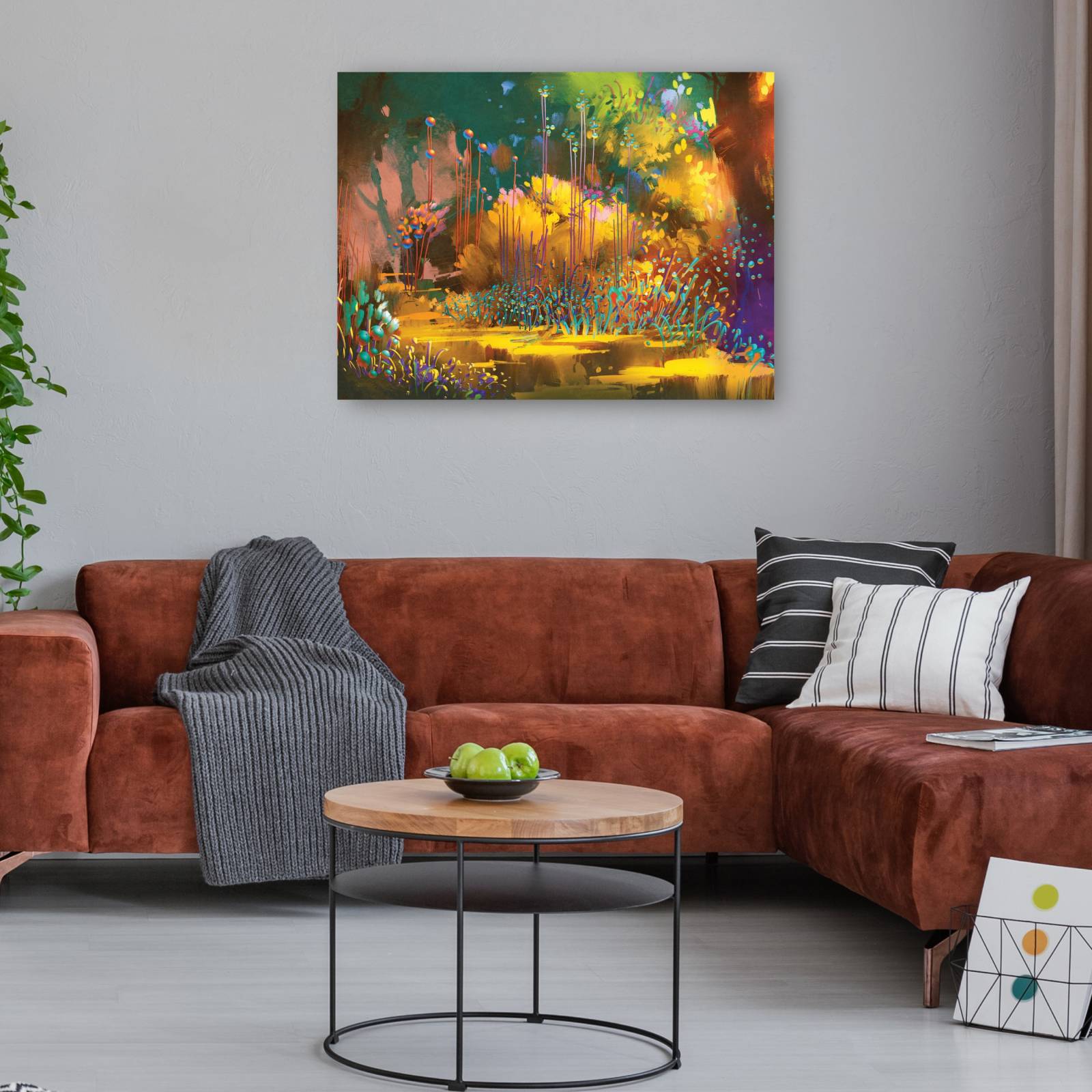 cuadro decorativo - Bosque Camino Fantasía Flora