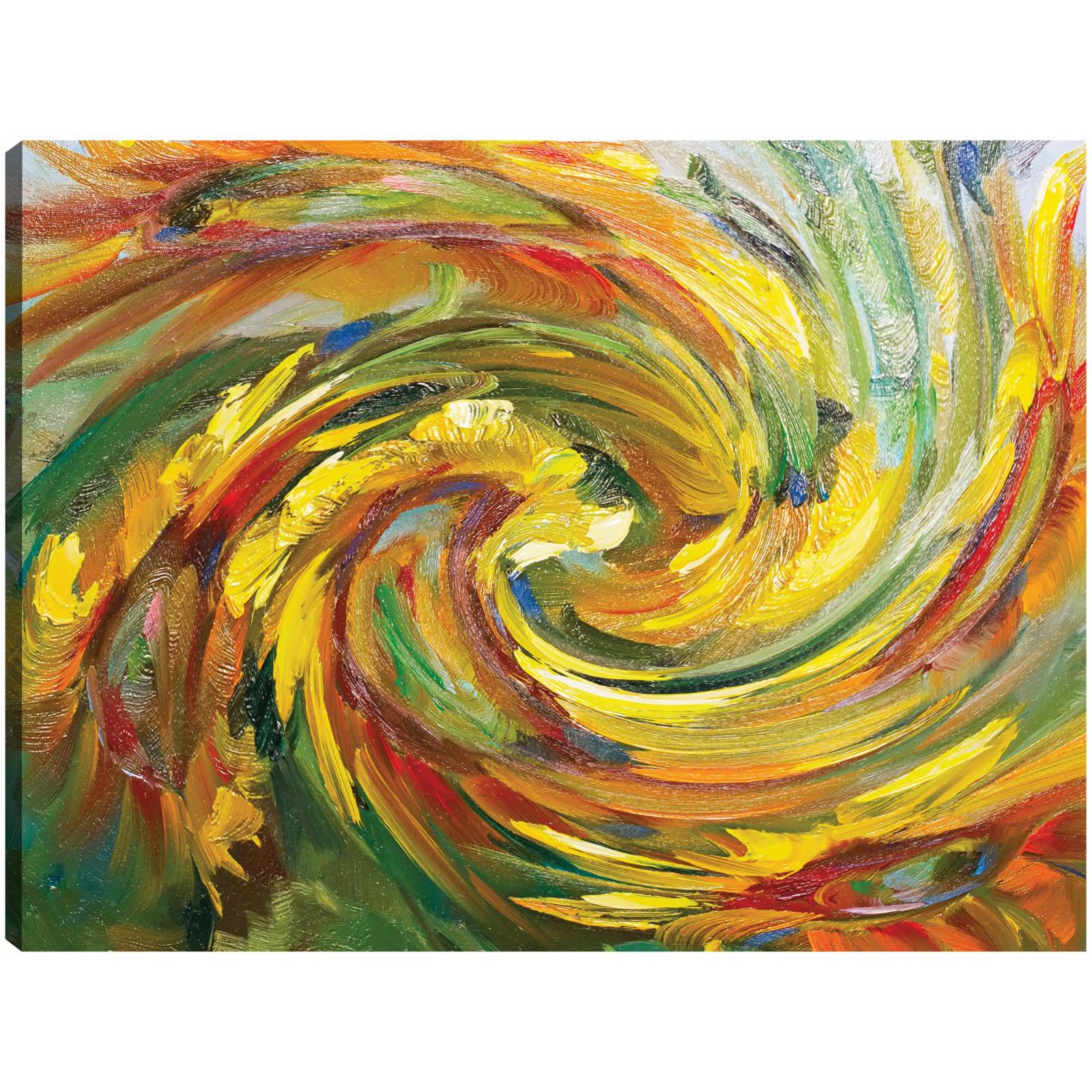 cuadro decorativo - Remolino de espectro de pintura al óleo