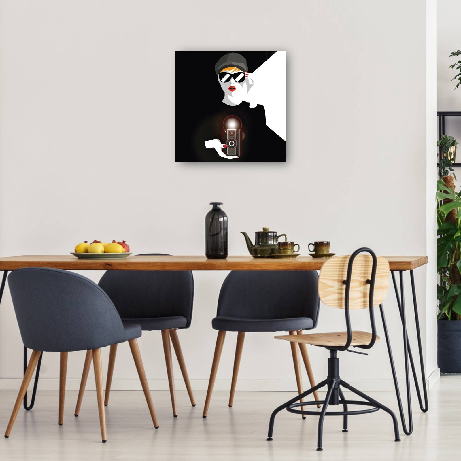 cuadro decorativo - Sonríe para tu foto Chica