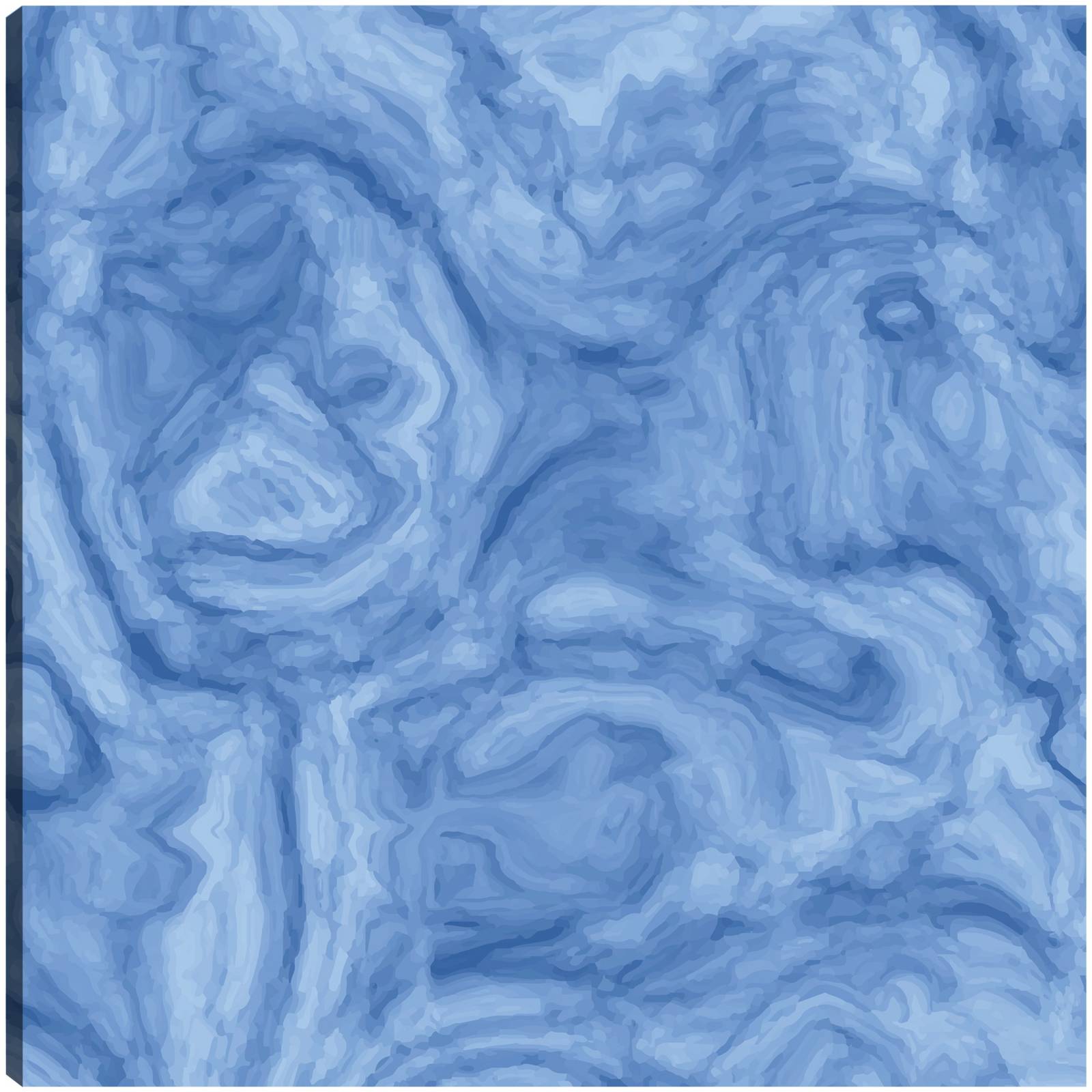 cuadro decorativo - Mármol azul zafiro Swirly