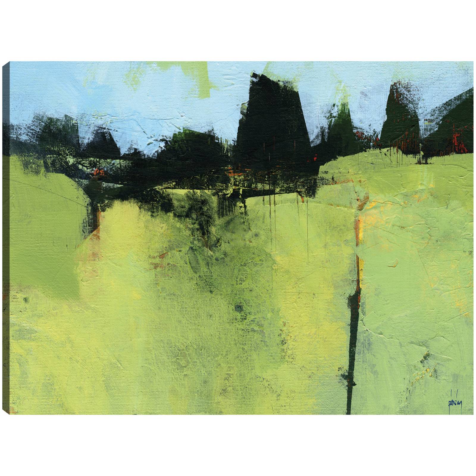 cuadro decorativo - Pliegue verde