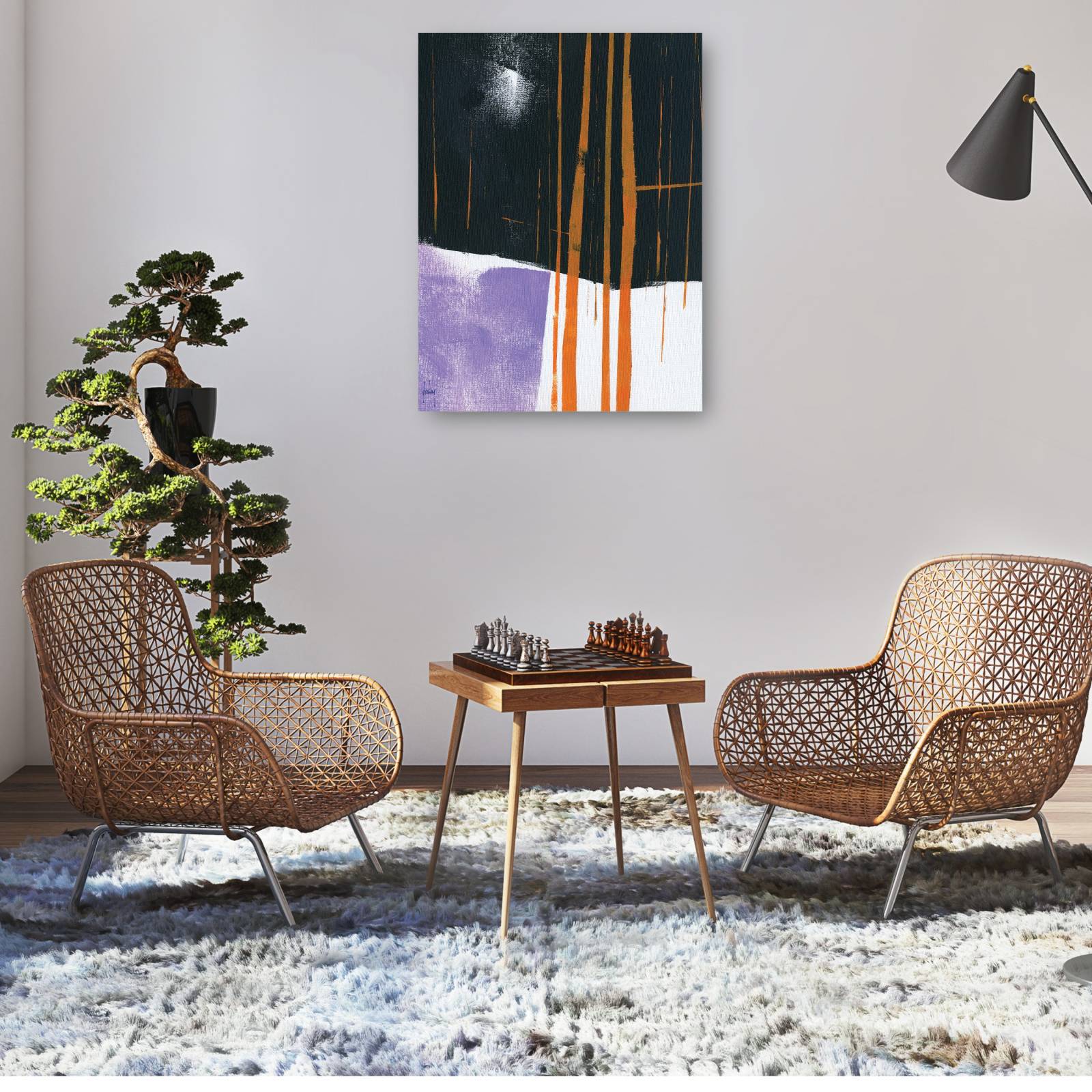 cuadro decorativo - Matorral claro de luna