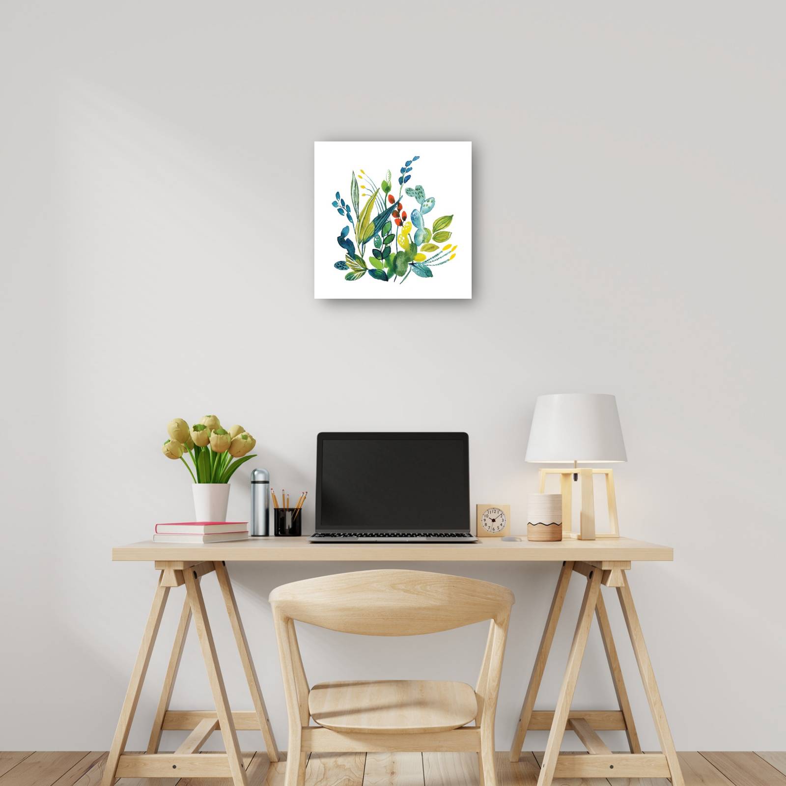 cuadro decorativo - jardín inglés 2