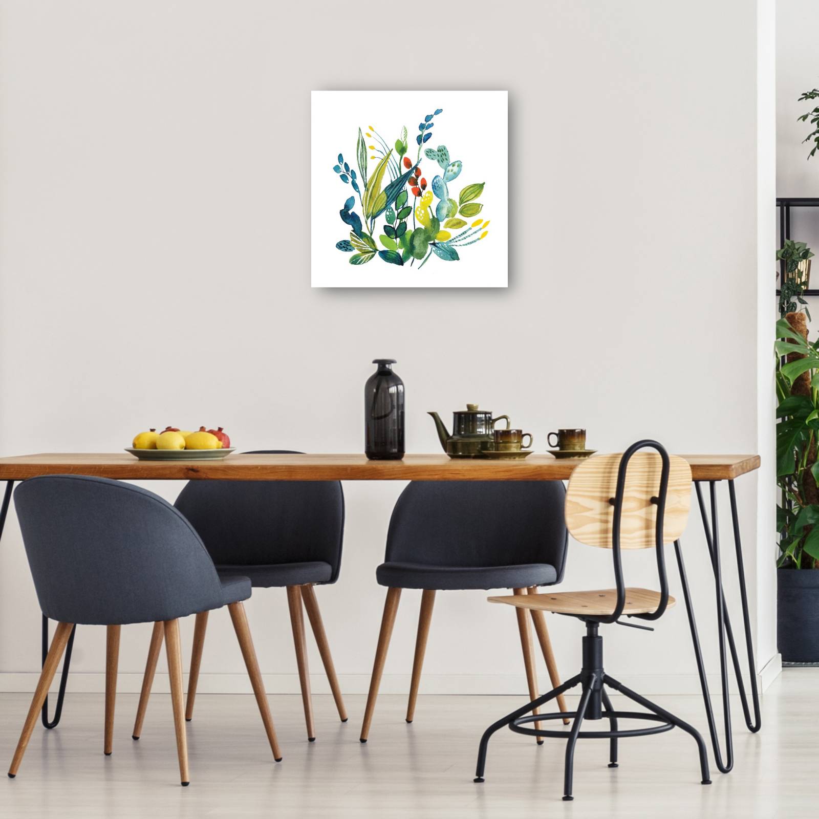 cuadro decorativo - jardín inglés 2